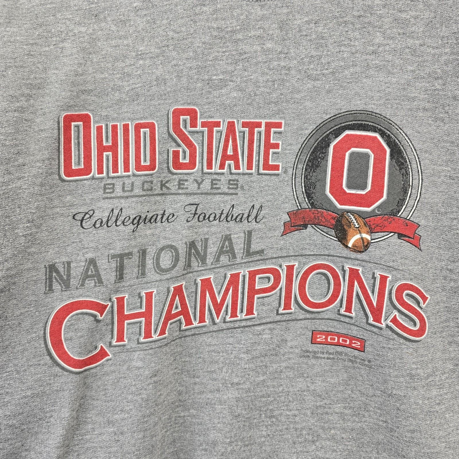Jerzees Vtg Ohio State Buckeyes Sweatshirt Medium NCAA 2002 Champion Size US M / EU 48-50 / 2 - 3 Thumbnail