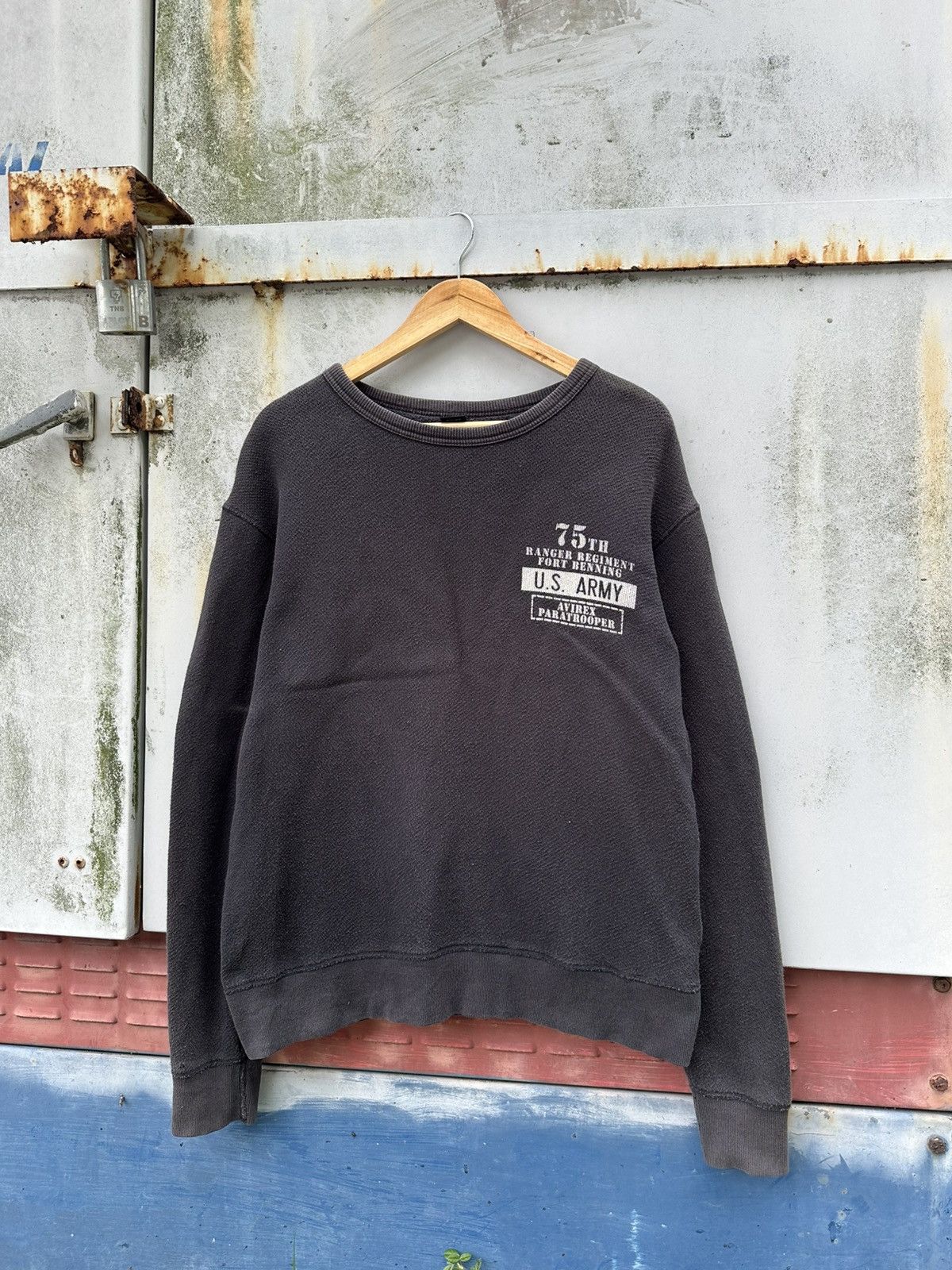 Avirex 🪖Vintage Faded Avirex Paratrooper Sweater Size US L / EU 52-54 / 3 - 3 Thumbnail