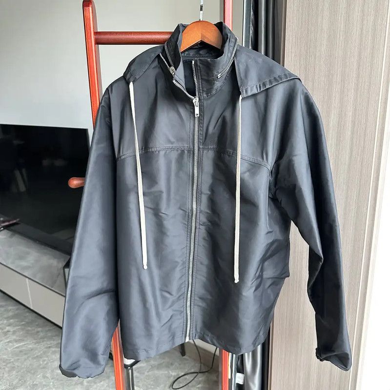 Rick Owens Rick Owens Men's Black Nylon Spring Autumn Jacket 0089 Size US S / EU 44-46 / 1 - 1 Thumbnail