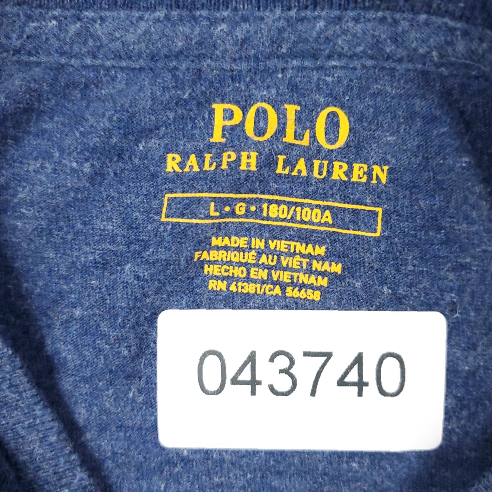 Ralph Lauren Ralph Lauren Shirt Adult Large Blue Pony Logo Cotton Classic American Mens Size US L / EU 52-54 / 3 - 7 Thumbnail