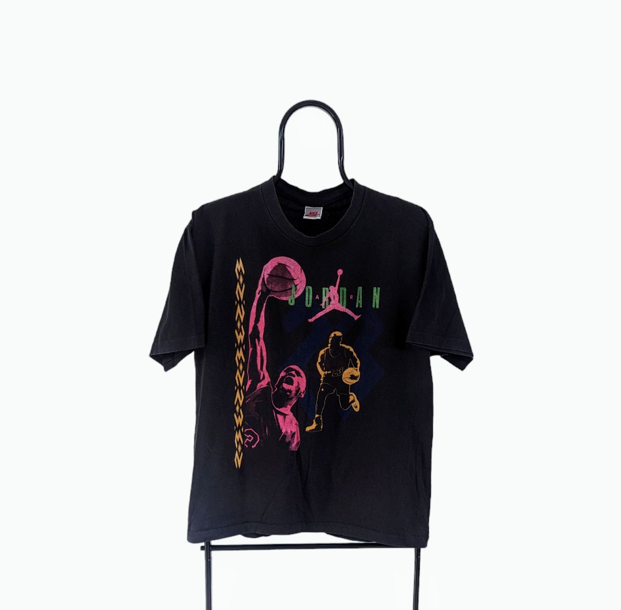 image of Vintage 90's Nike Air Jordan 23 Shirt Made In Usa Rare in Black, Men's (Size Medium)