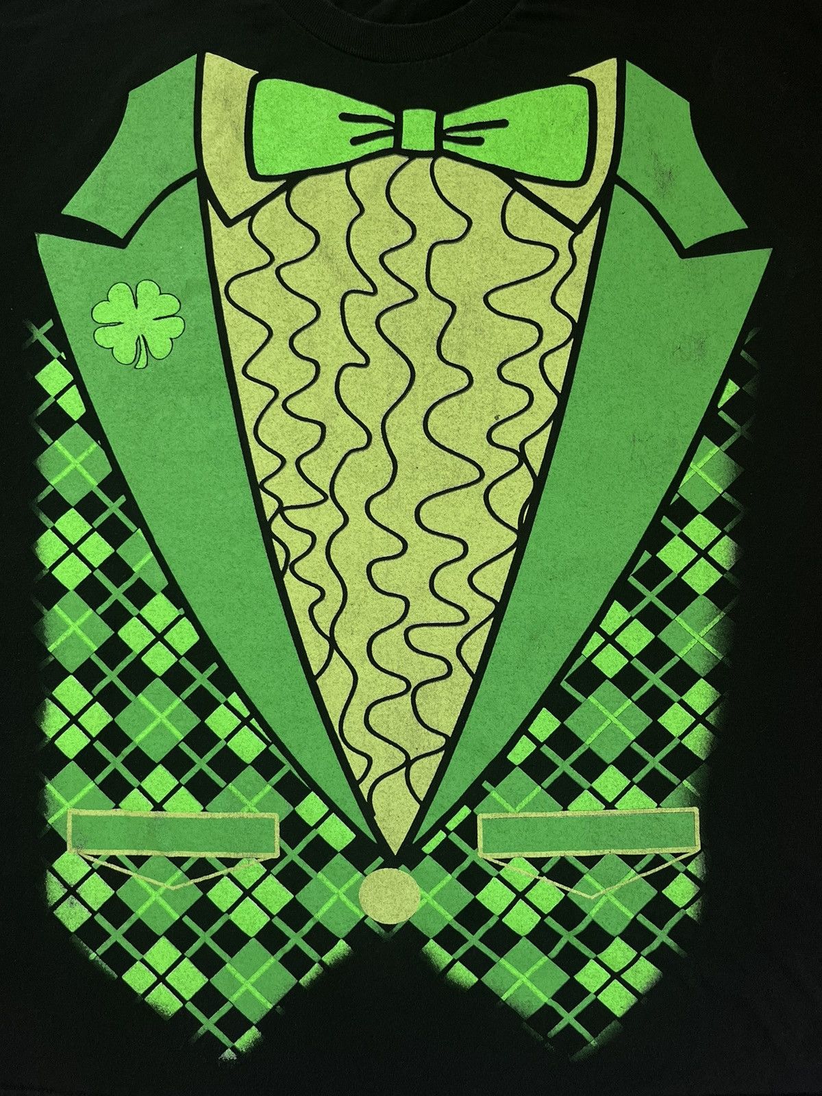Vintage VINTAGE Y2K IRISH BODY T-SHIRT Size US XL / EU 56 / 4 - 3 Thumbnail