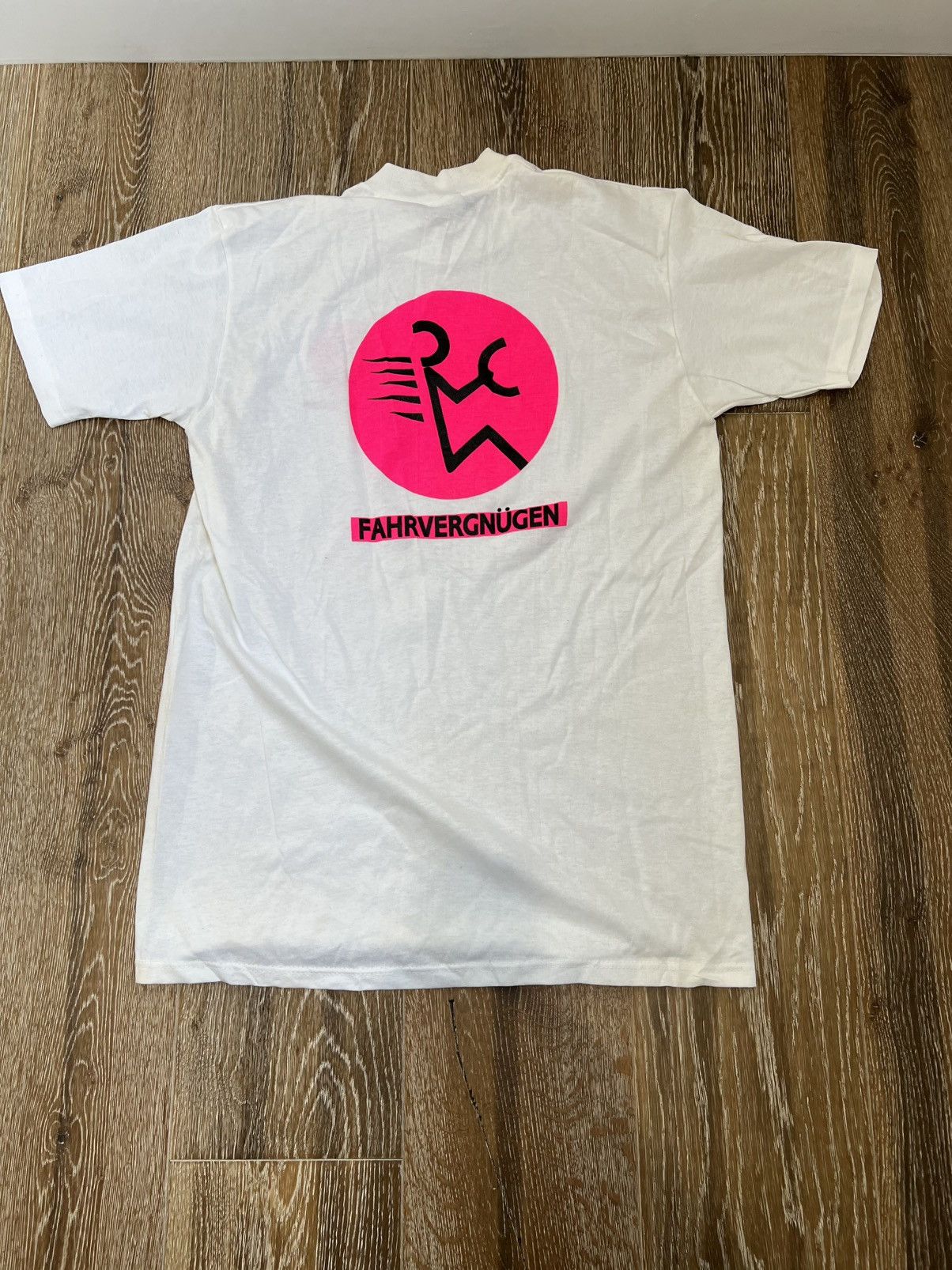 Vintage Vintage 1980s Volkswagen Fahrvergnugen tee Size US M / EU 48-50 / 2 - 2 Thumbnail