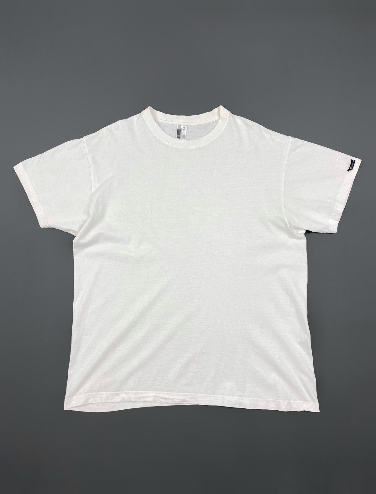 Vintage 1990’s Vintage Skinny Bodywear White Blank Boxy Tee Size US XL / EU 56 / 4 - 1 Thumbnail