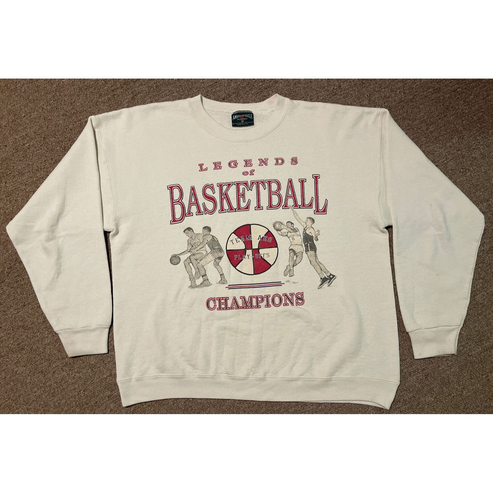 American Eagle Outfitters Vintage 80s 90s XL American Eagle Outfitters Basketball Crew Size US XL / EU 56 / 4 - 6 Thumbnail