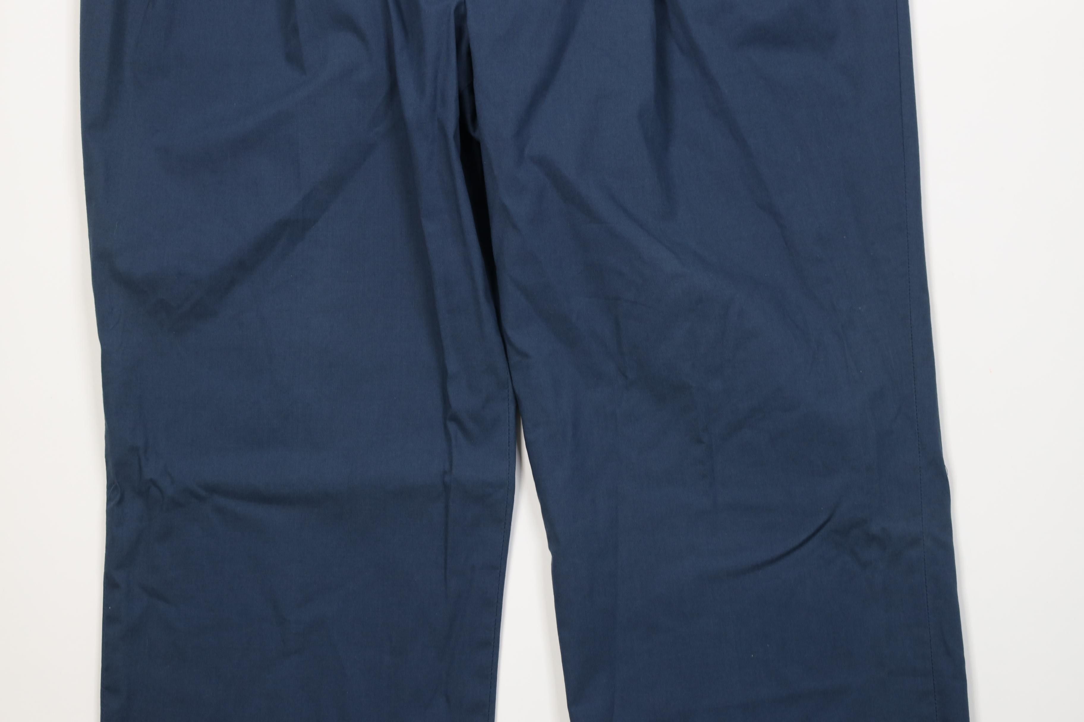 Vintage Vintage 90s Streetwear Wide Leg Chino Pants Trousers Blue Size US 40 / EU 56 - 3 Thumbnail