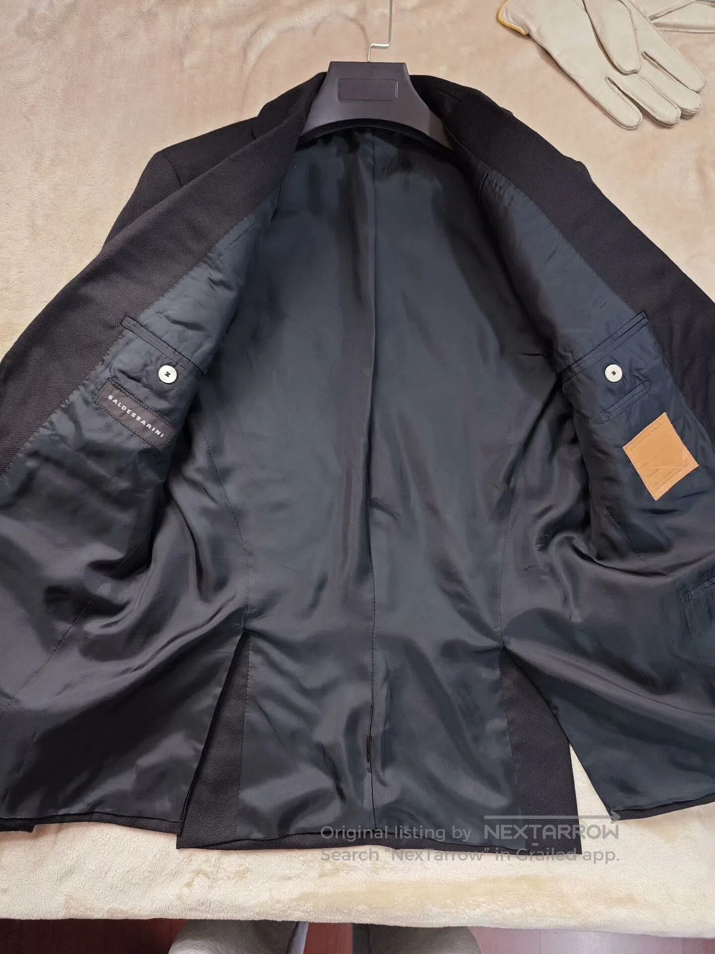 Baldessarini Baldessarini Black Wool Suit Jacket. Size US S / EU 44-46 / 1 - 6 Thumbnail
