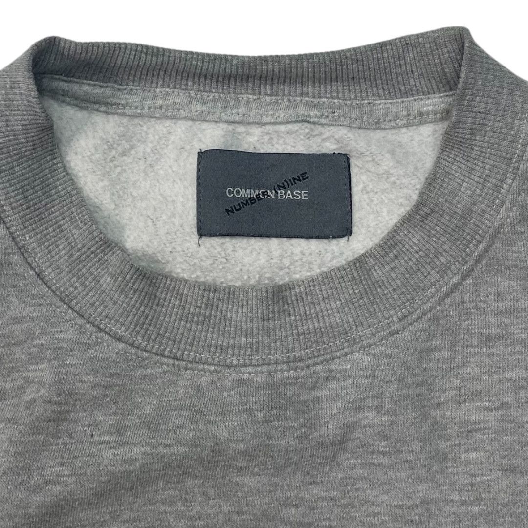 Number (N)ine Number (N)ine Common Base Grey Sweatshirt Size US XL / EU 56 / 4 - 4 Thumbnail