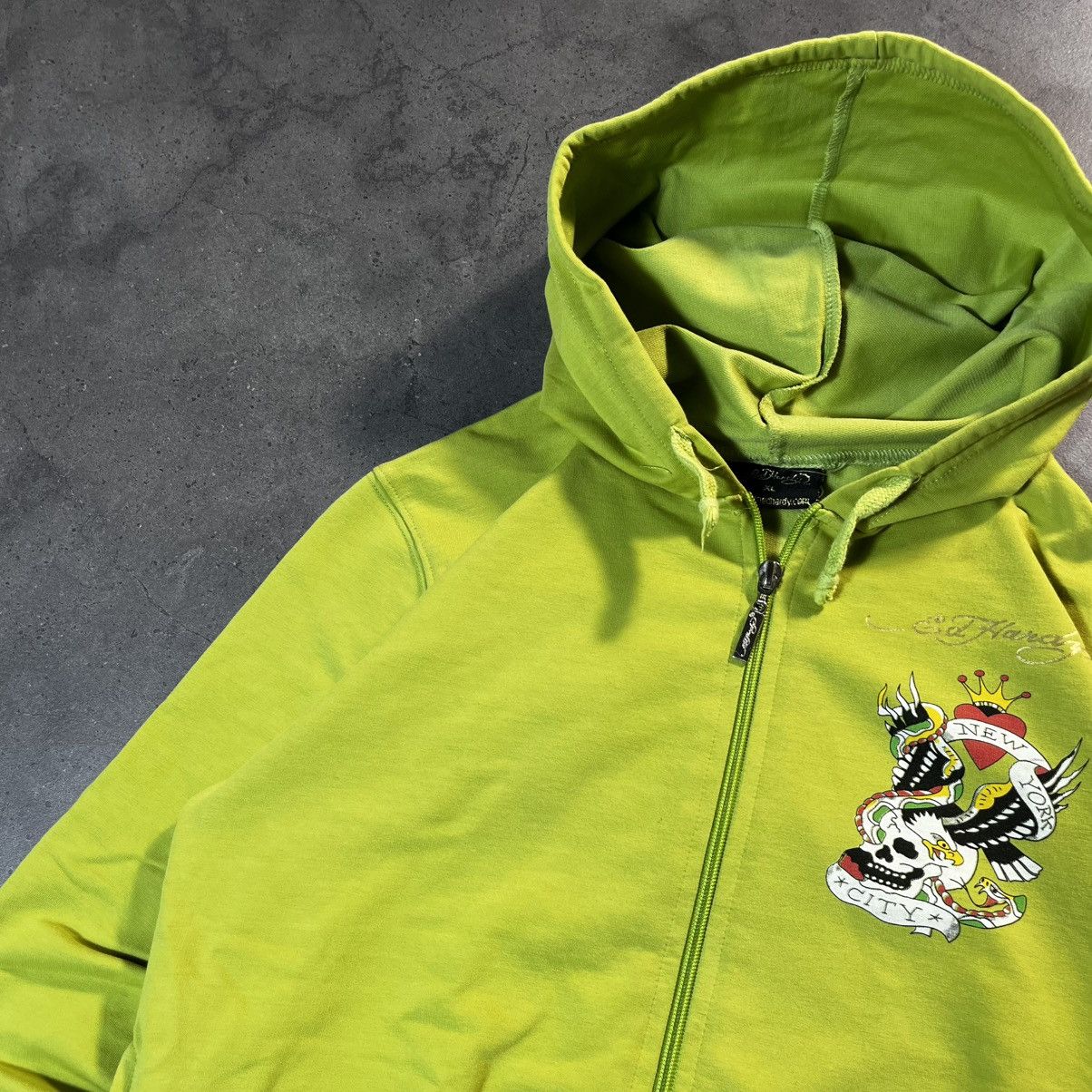 Ed Hardy Vintage Y2K Ed Hardy Big Logo Swag Zip Hoodie Sweatshirt Size US S / EU 44-46 / 1 - 7 Thumbnail