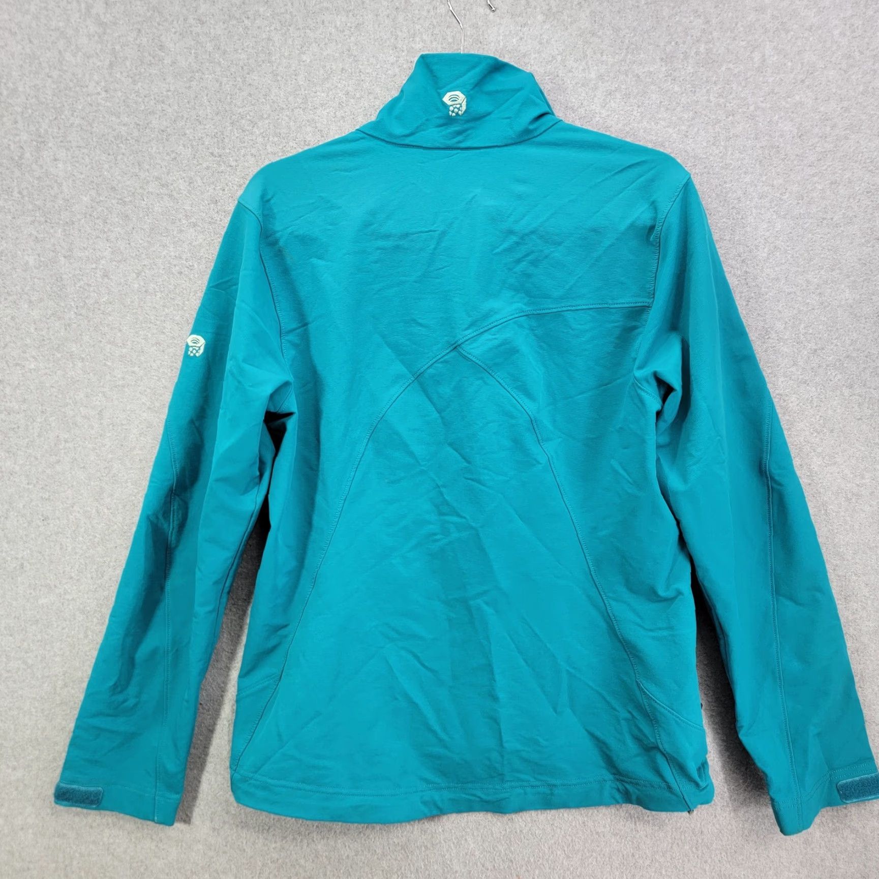 Mountain Hardwear MOUNTAIN HARD WEAR jacket WOMENS medium SOFT SHELL FULL ZIP TEAL/BLUE coat Size M / US 6-8 / IT 42-44 - 5 Thumbnail
