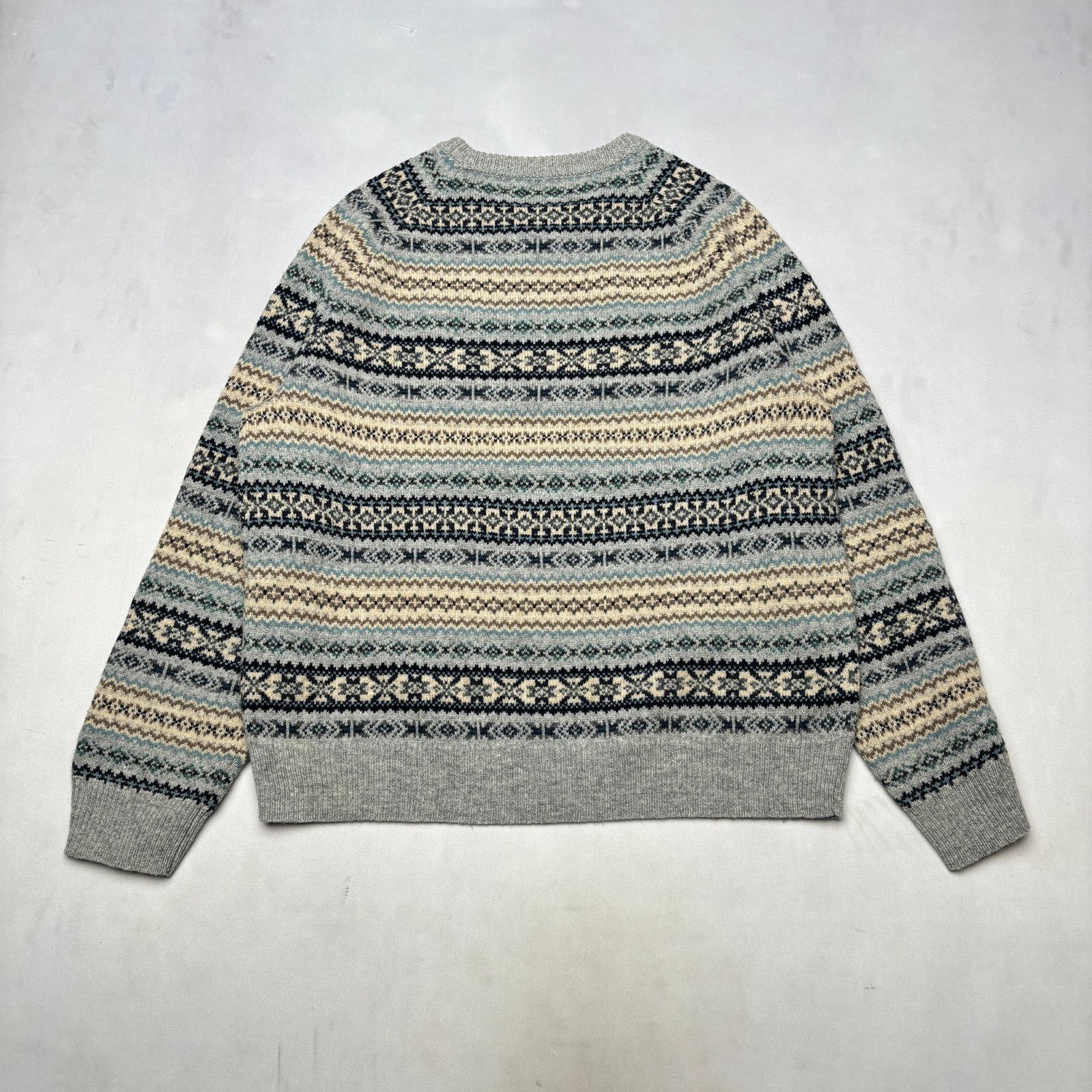 J.Crew J.Crew Lamb Merino Wool Blend Fair Isle Sweater Men's Large Size US L / EU 52-54 / 3 - 3 Thumbnail