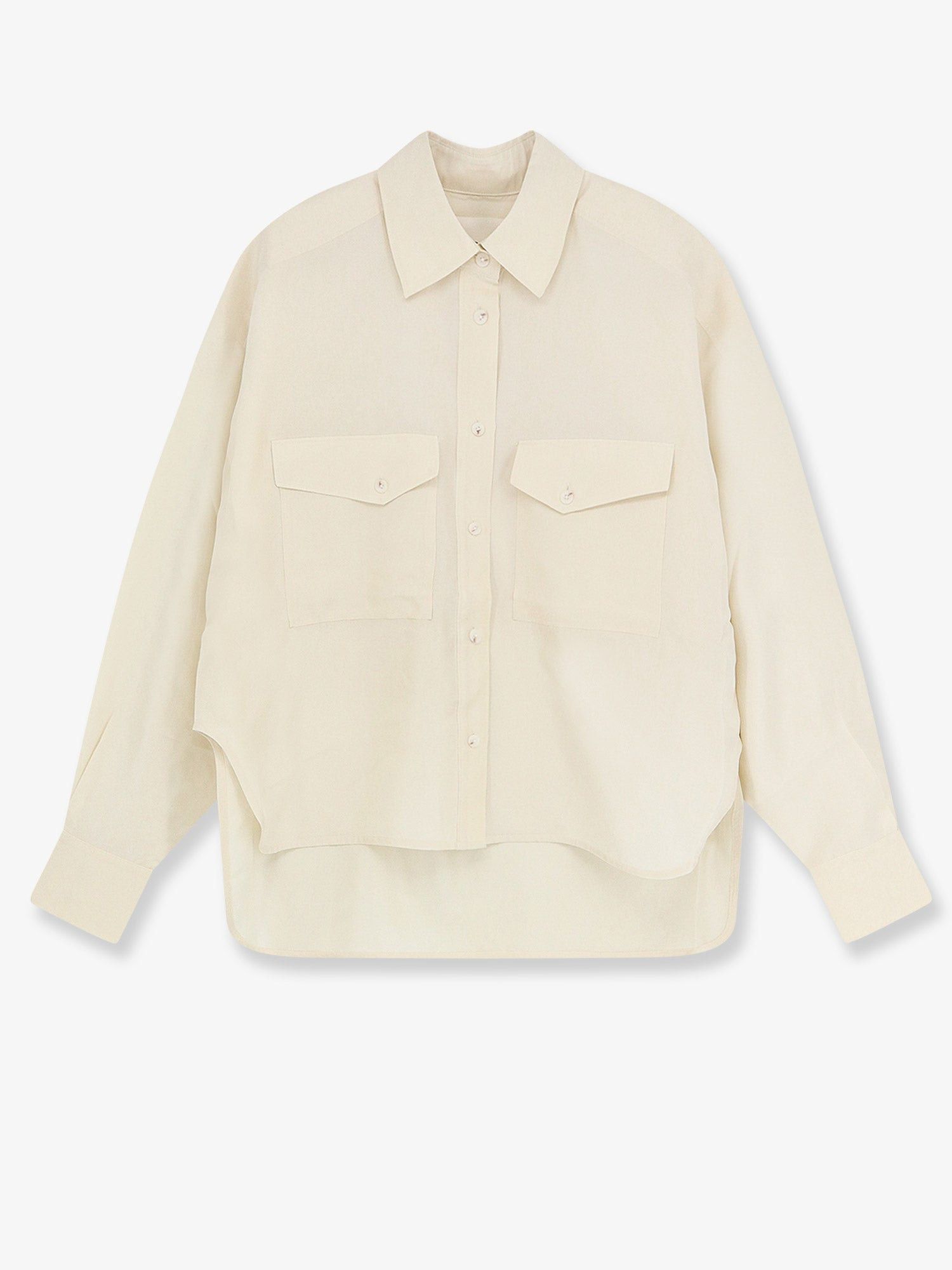 CLOSED Cropped Silk Shirt Size L / US 10 / IT 46 - 1 Thumbnail