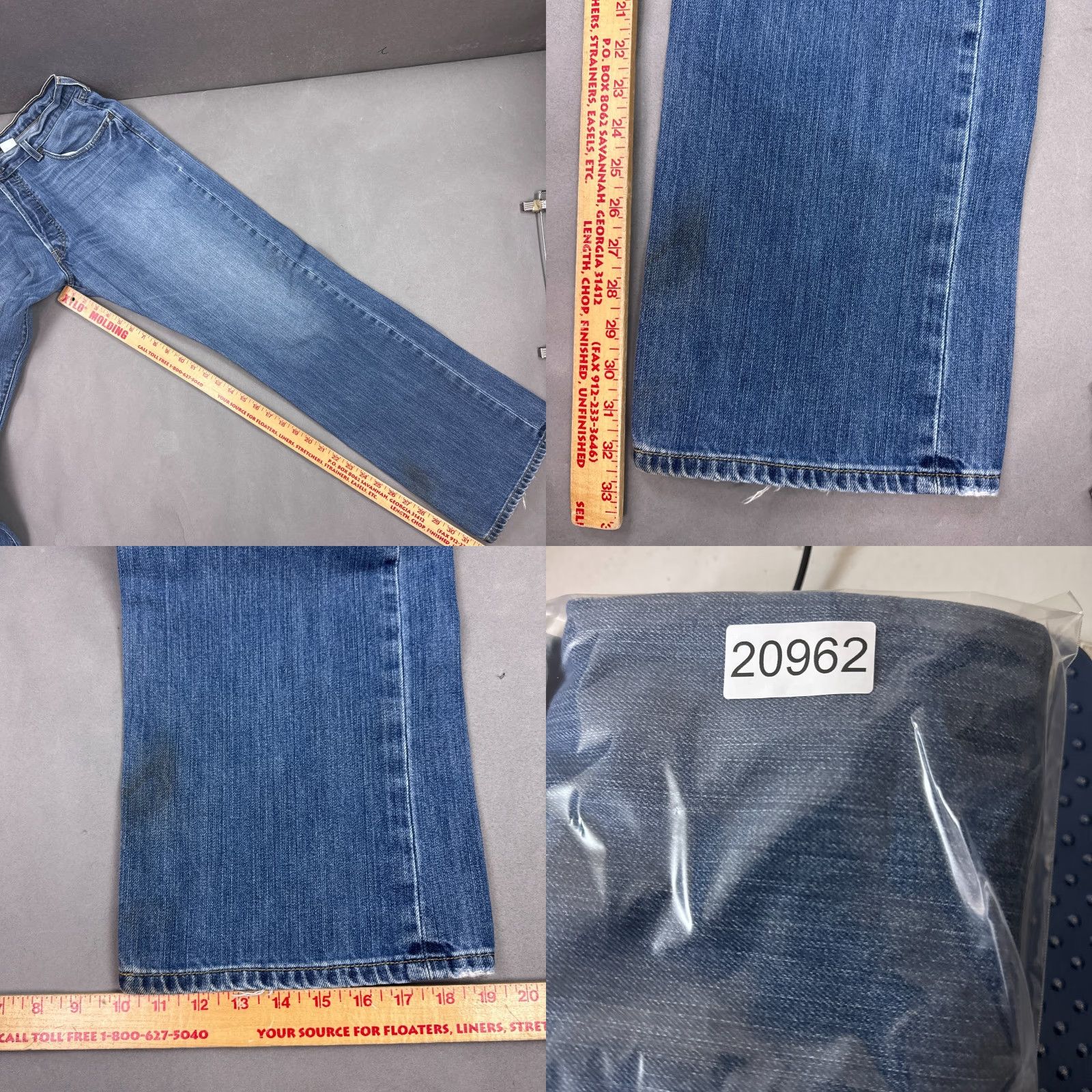 Levi's VINTAGE Levi's 501 Jeans Mens 38x32 Blue Denim Distressed Workwear Straight Pants Size US 38 / EU 54 - 10 Thumbnail