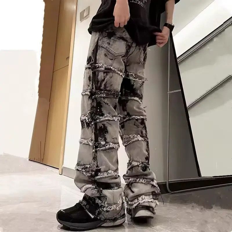 Japanese Brand tiedye ripped jeans Size US 32 / EU 48 - 5 Thumbnail