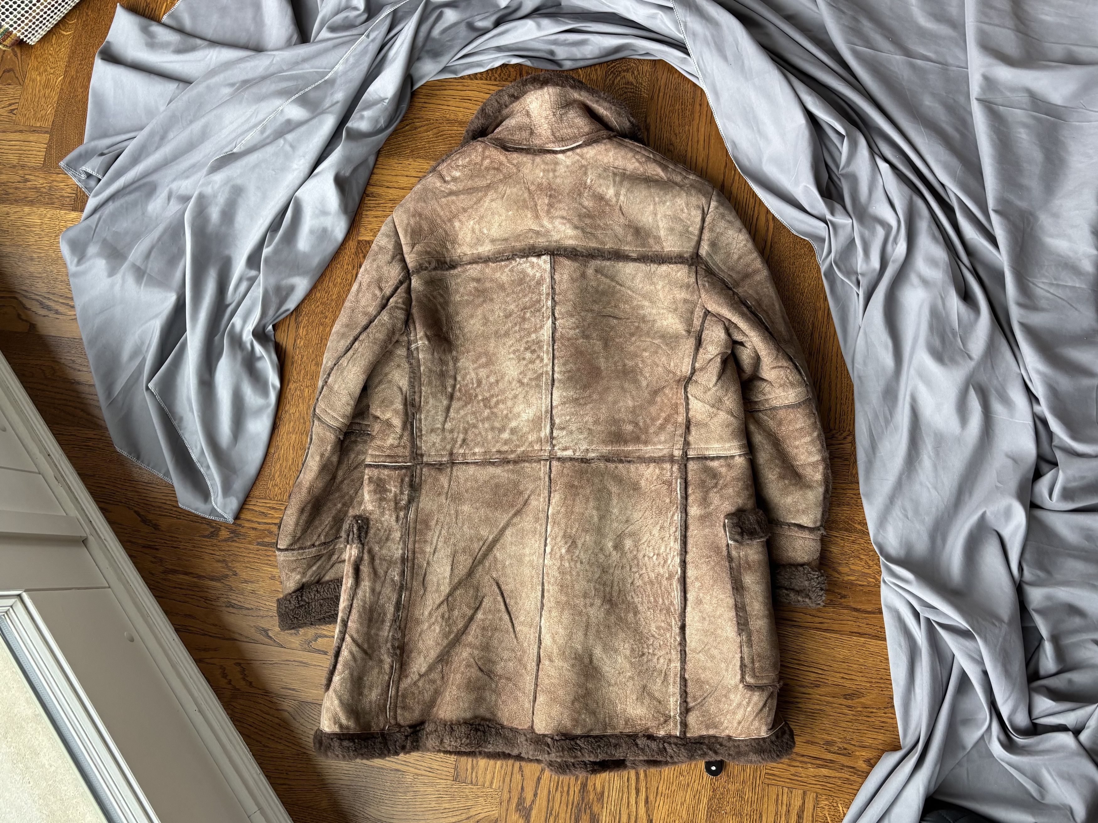 Vintage 1970s Sheepskin Coat Vintage Shearling Jacket Macmor Long Size US S / EU 44-46 / 1 - 14 Thumbnail