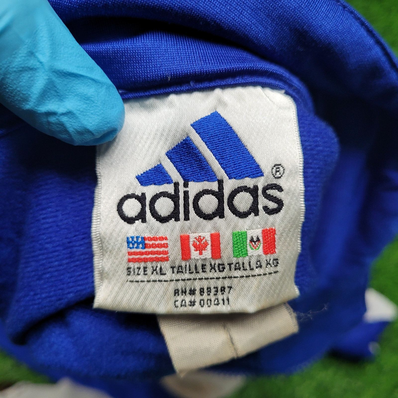 Adidas VTG Adidas Equipment Silver Tag Track Jacket XL Oversized Size US XL / EU 56 / 4 - 11 Thumbnail