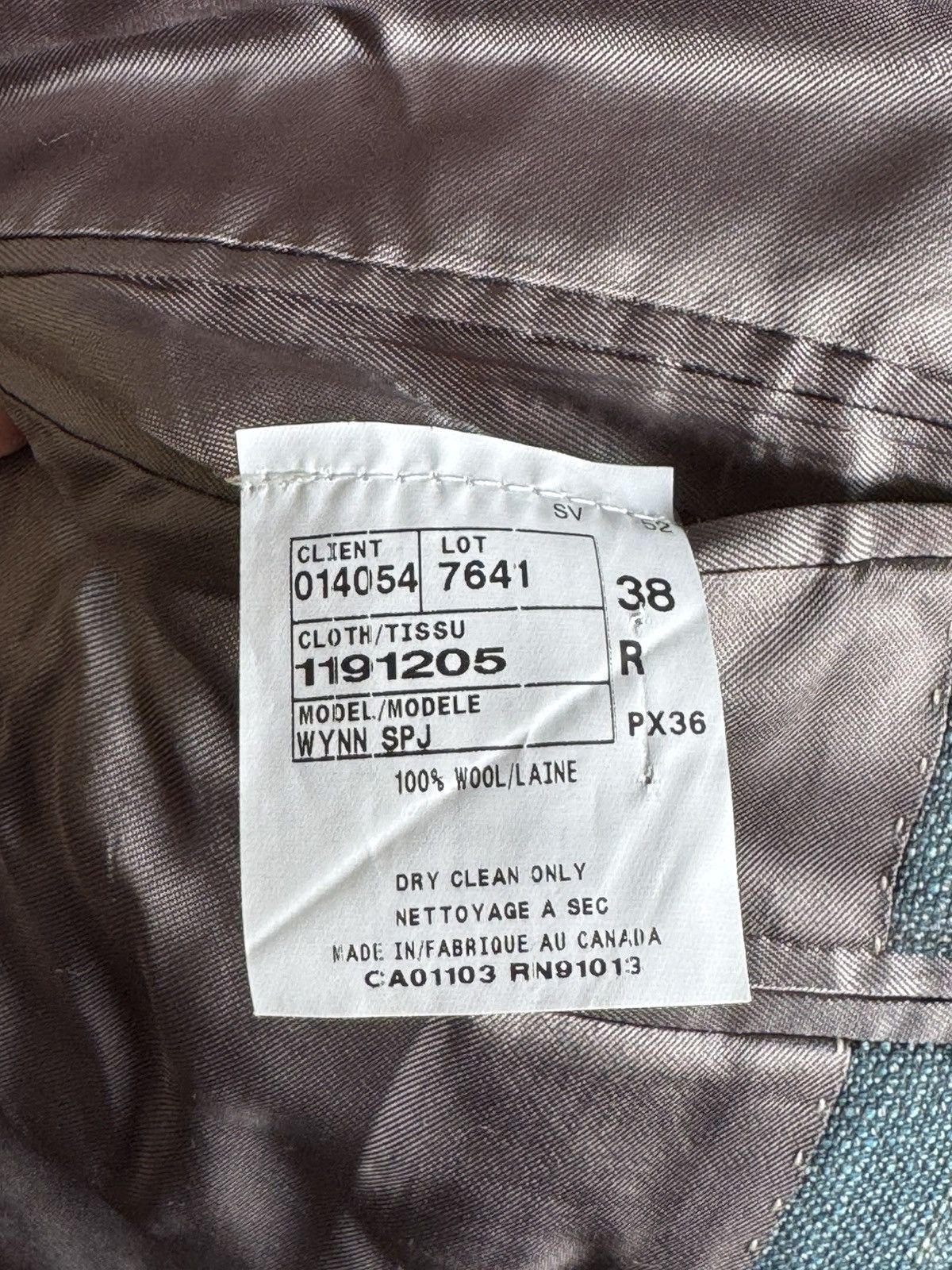 Jack Victor Jack Victor Green/Brown Check Sport Coat Size 38R - 4 Thumbnail