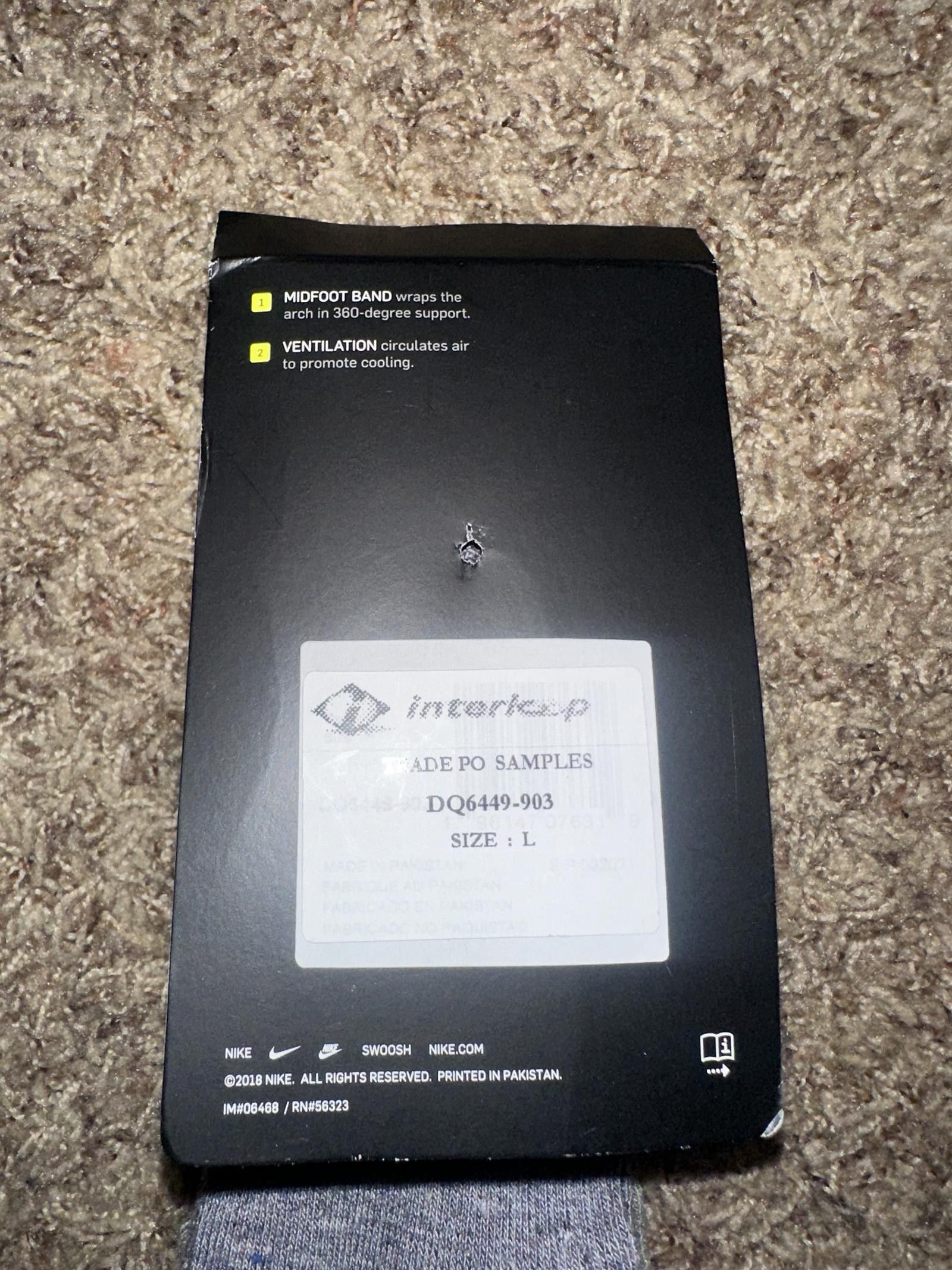 Nike Nike Everyday Plus Cushioned No-Show Socks (2 Pairs) Sample Size ONE SIZE - 7 Thumbnail