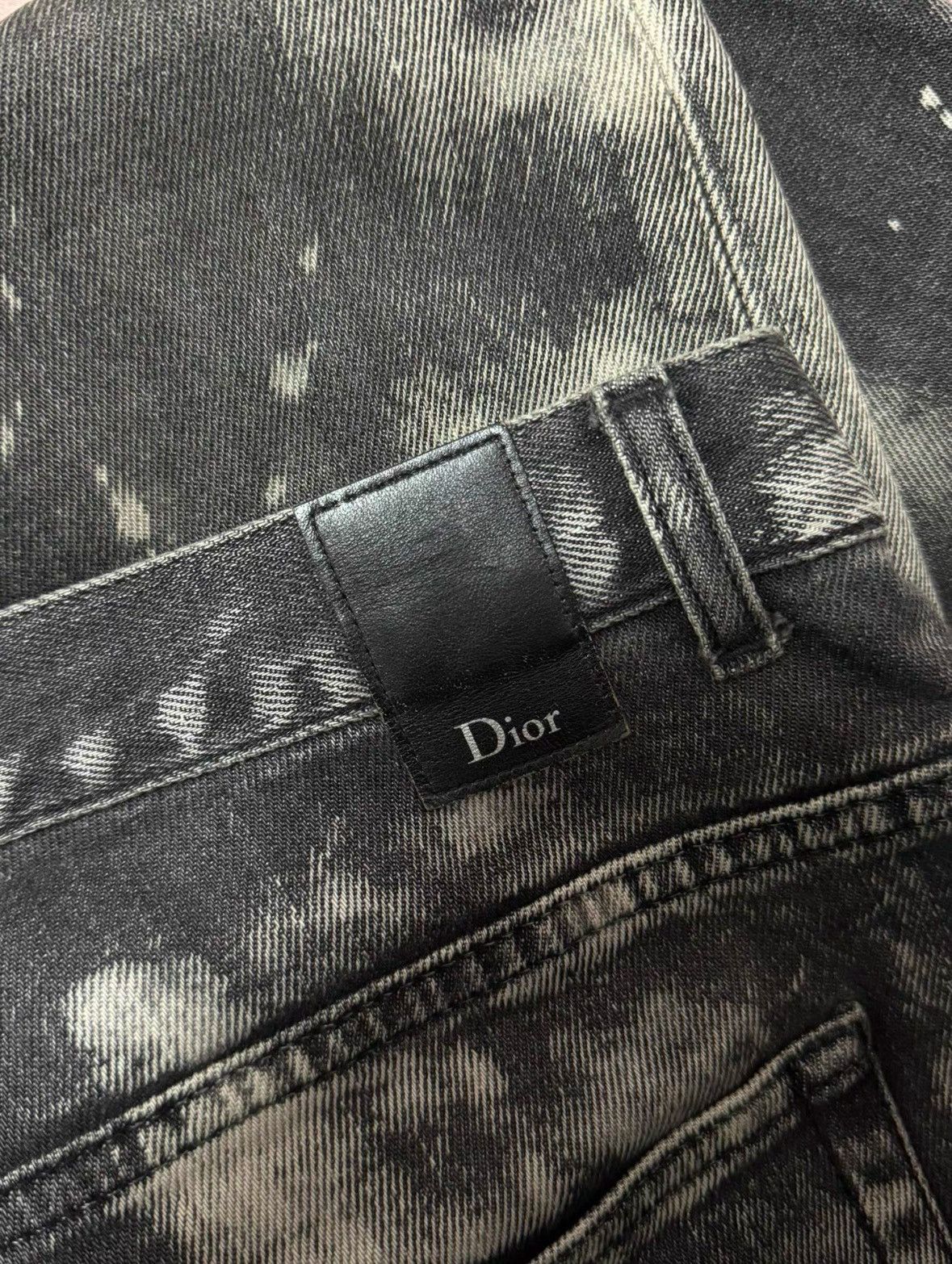 Dior Dior homme slim 175 ink splash jeans Size US 32 / EU 48 - 3 Thumbnail