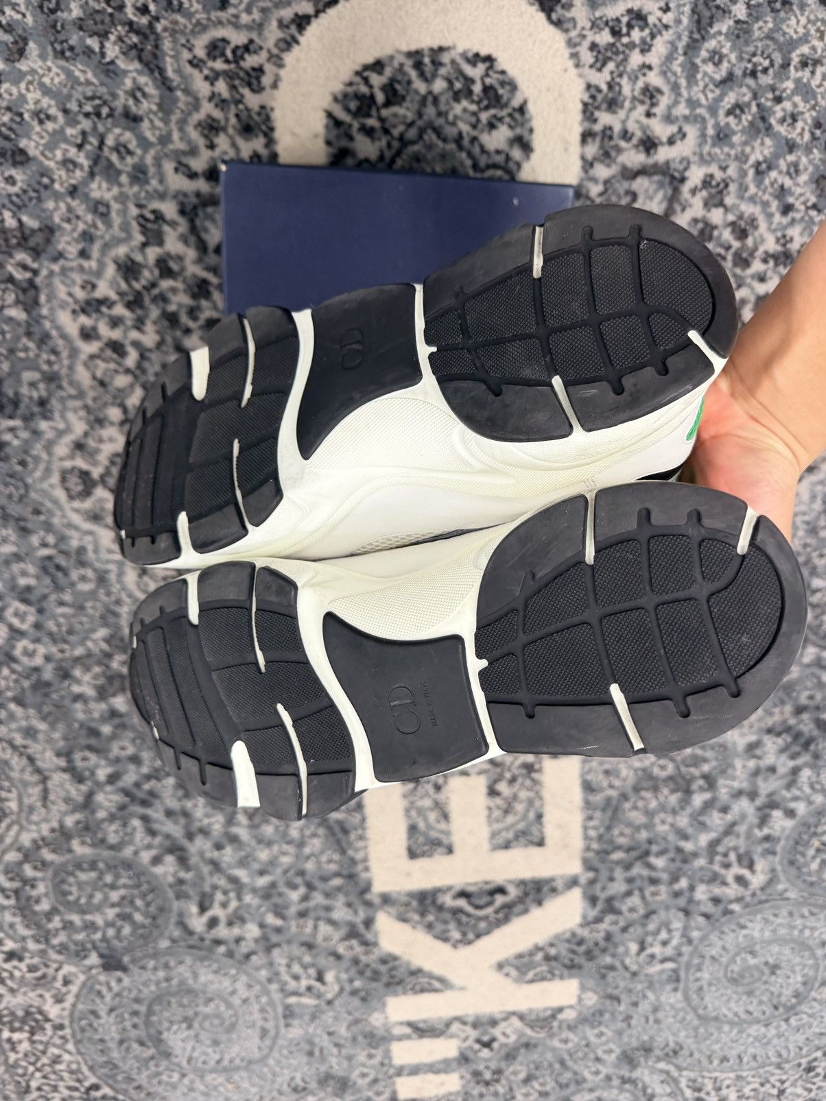 Dior Dior B22 Black W Green Size 47/14 US Size US 14 / EU 47 - 5 Thumbnail