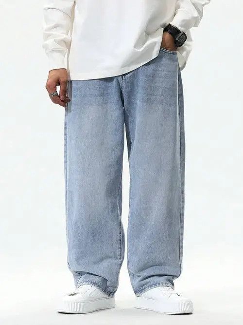 Japanese Brand × Vintage Baloon Skate Baggy Denim Jeans Loose 2000s Size US 34 / EU 50 - 1 Thumbnail