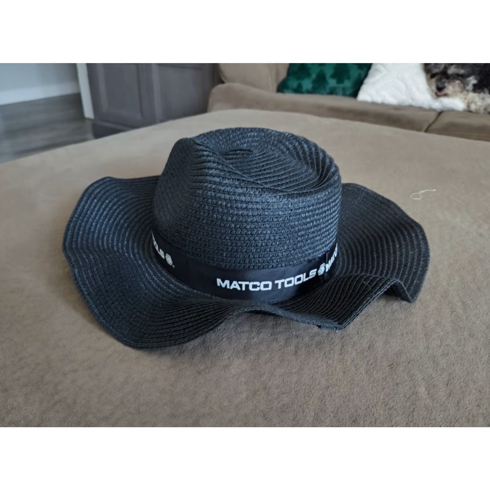 Vintage Matco Tools Black Sun Hat Golf Hat Polyester Size ONE SIZE - 4 Thumbnail