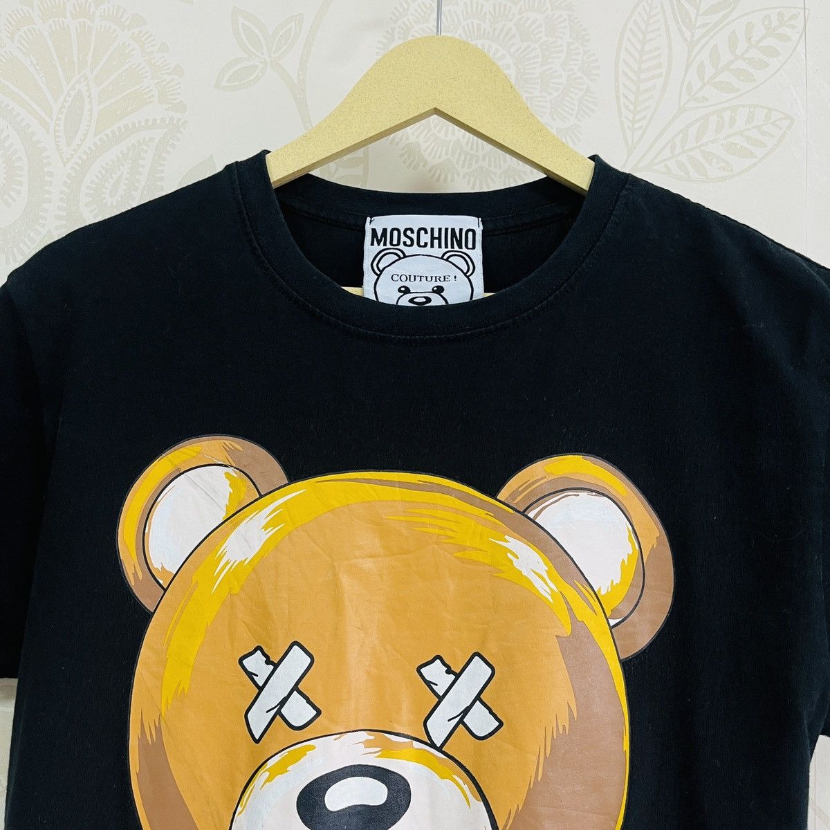 Moschino Moschino Couture Golden Bear Love TShirt Size M Size US M / EU 48-50 / 2 - 19 Thumbnail