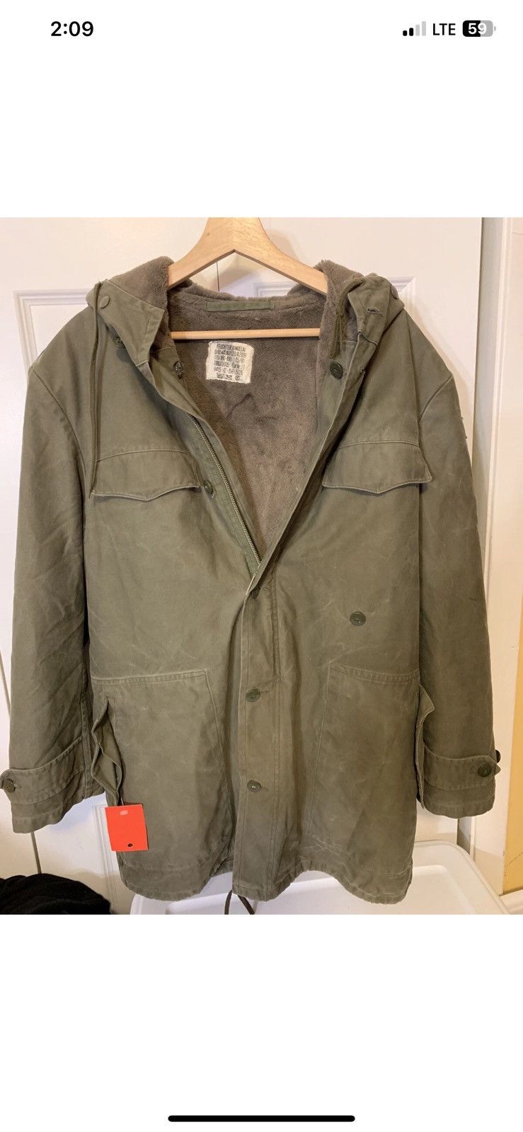 Other Vintage GERMAN Army Parka Field Jacket 1981 Sz 170/180-100 Size US L / EU 52-54 / 3 - 7 Thumbnail