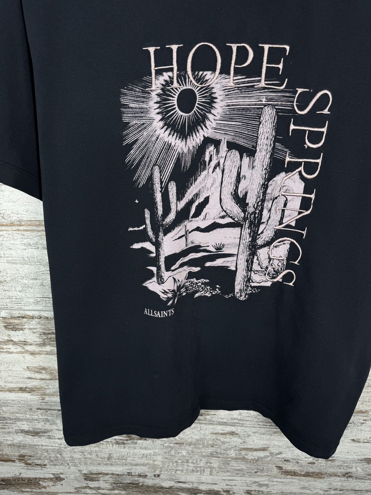 Allsaints × Japanese Brand Mens Vintage AllSaints CACTI BOYFRIEND TEE T-shirt luxury Size US L / EU 52-54 / 3 - 4 Thumbnail