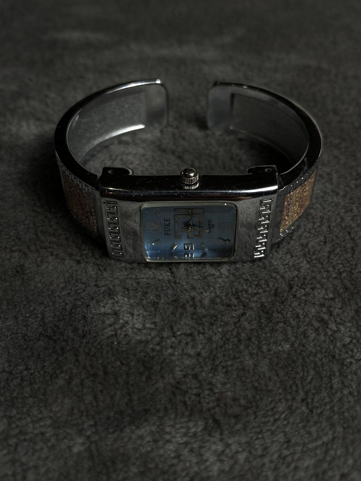 Japanese Brand × Jewelry × Vintage Futuristic Vintage Japanese Style Fuke Cuff Watch Work 100% Size ONE SIZE - 3 Thumbnail