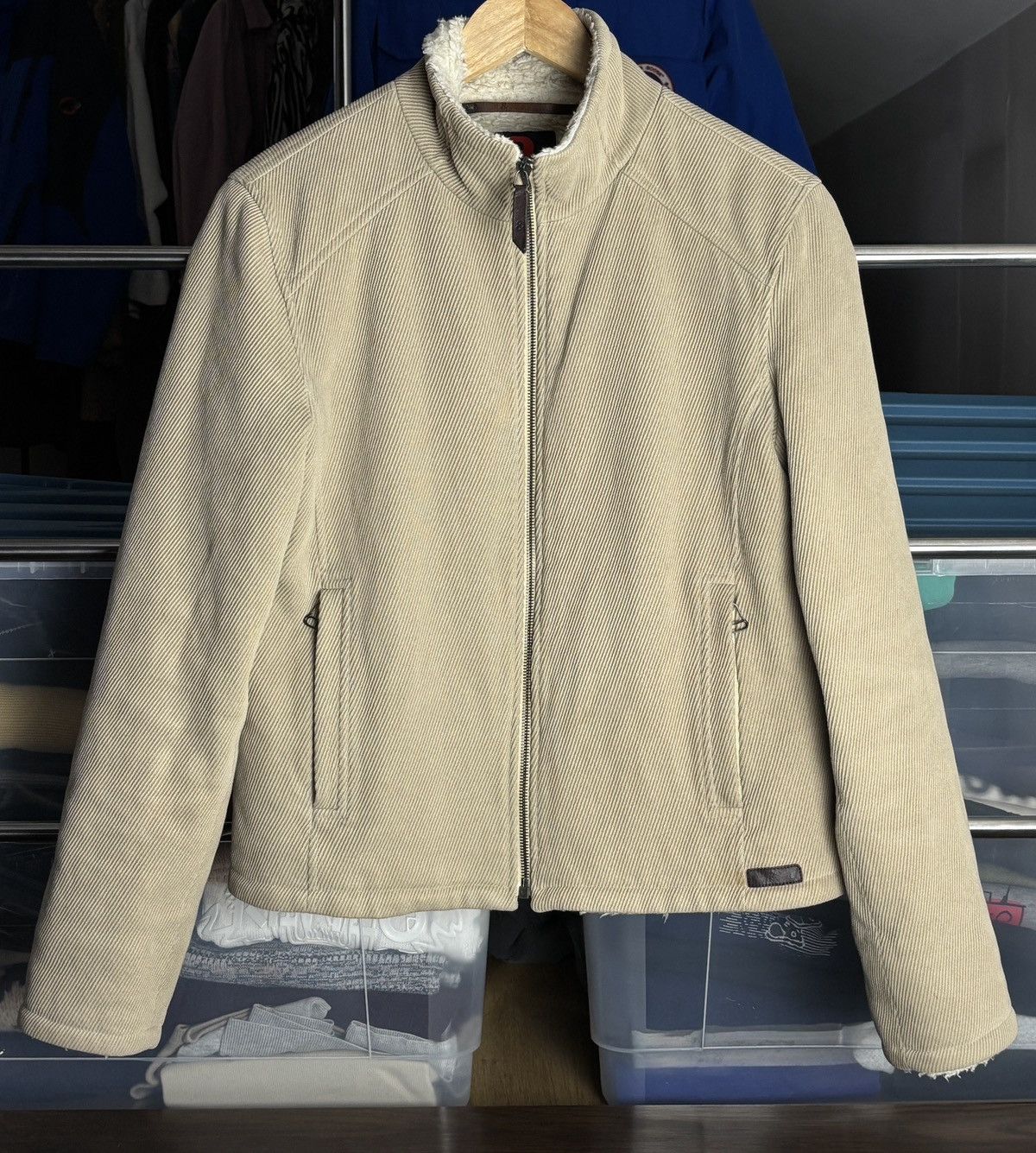 Dolce & Gabbana Vintage Dolce & Gabbana Corduroy Sherpa Fleece Jacket Size US S / EU 44-46 / 1 - 2 Thumbnail