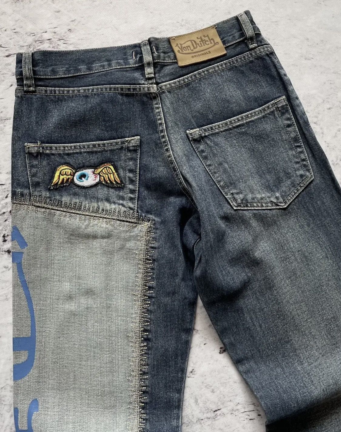 Vintage × Von Dutch Von Dutch Logo Jeans Size US 30 / EU 46 - 20 Thumbnail