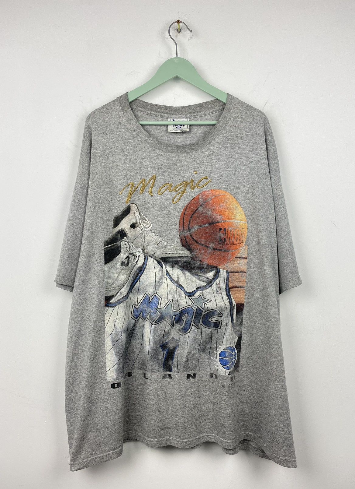 NBA Vintage 90s Orlando Magic Lee T Shirt Tee Lakers Bulls Y2K Size US XXL / EU 58 / 5 - 1 Thumbnail