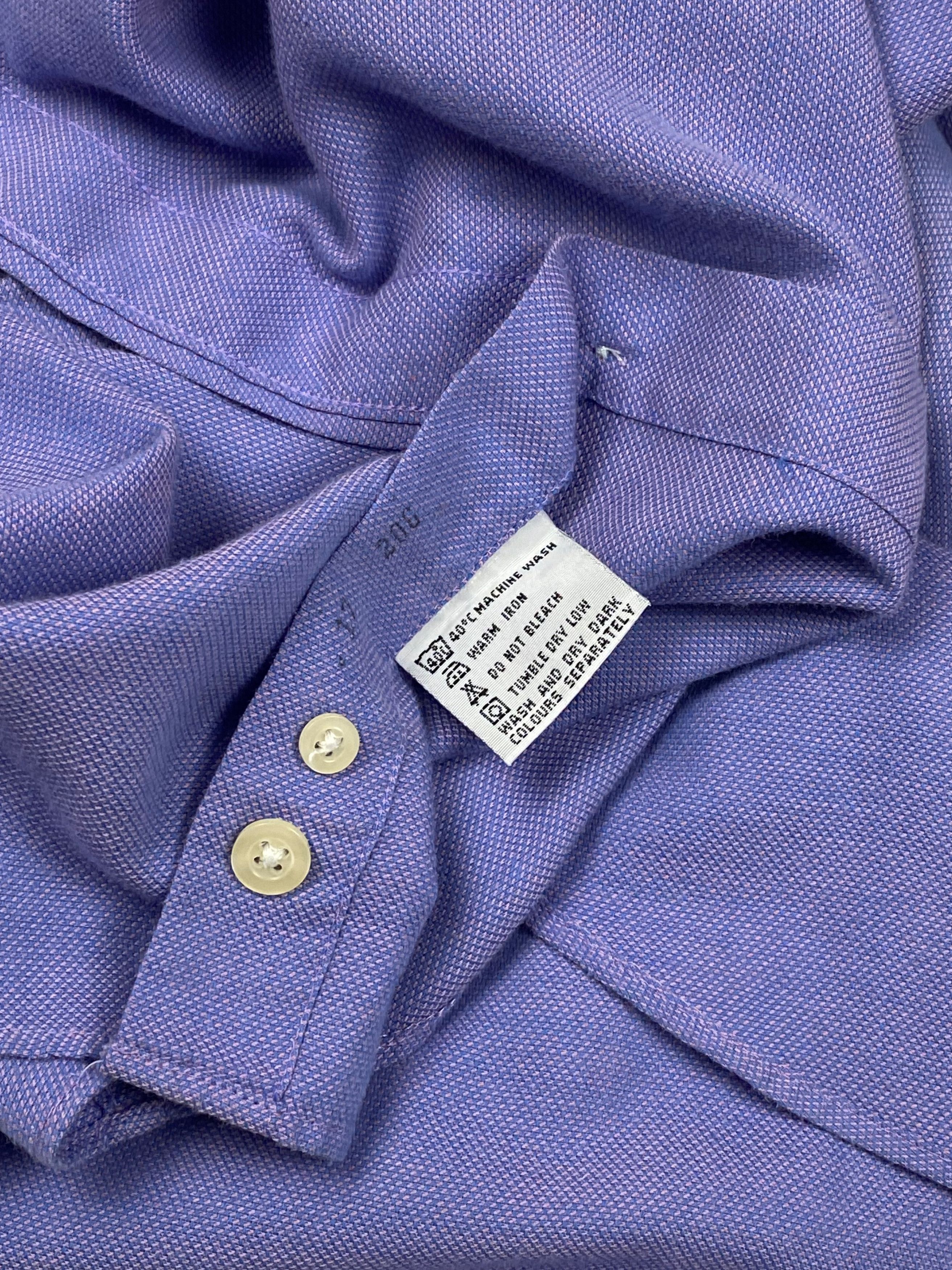 Balmain Vintage BALMAIN Purple Fade Button Up Shirt M615 Size US XL / EU 56 / 4 - 8 Thumbnail