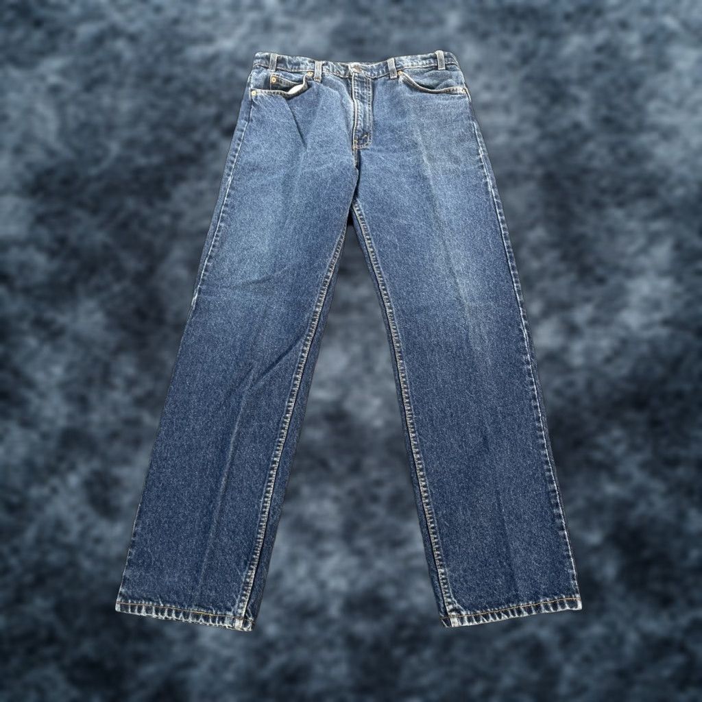 Levi's VTG Levi's 505 Jeans Men 34x31 Regular Classic 90s Grunge 5-Pocket Denim Blue Size US 34 / EU 50 - 1 Thumbnail