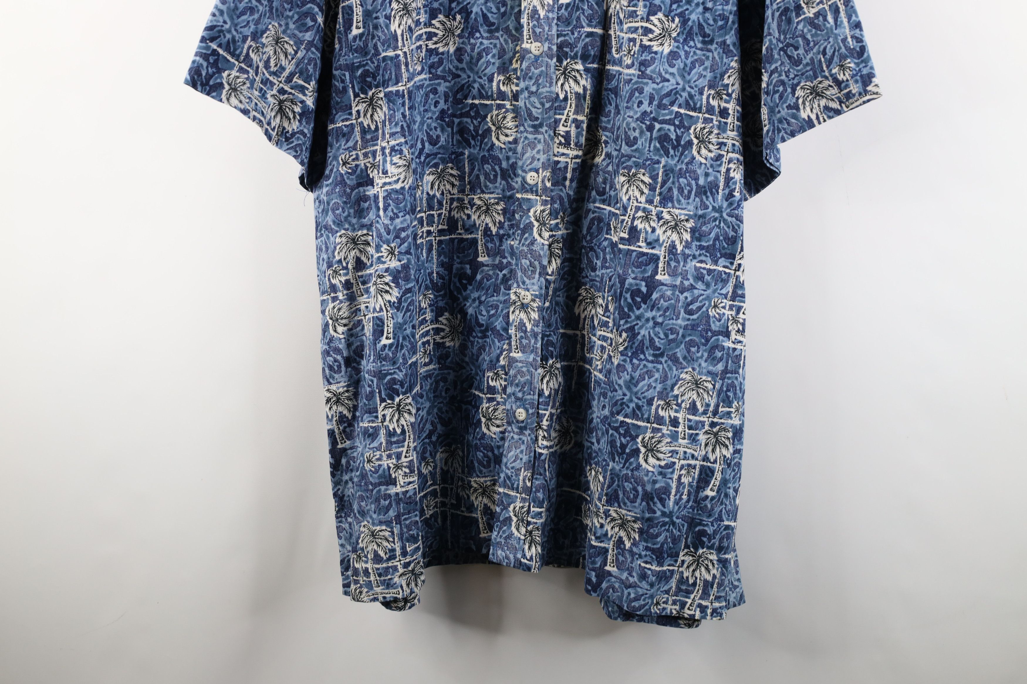 Vintage Vintage 90s Streetwear Tree Luau Hawaiian Button Shirt USA Size US XXL / EU 58 / 5 - 3 Thumbnail