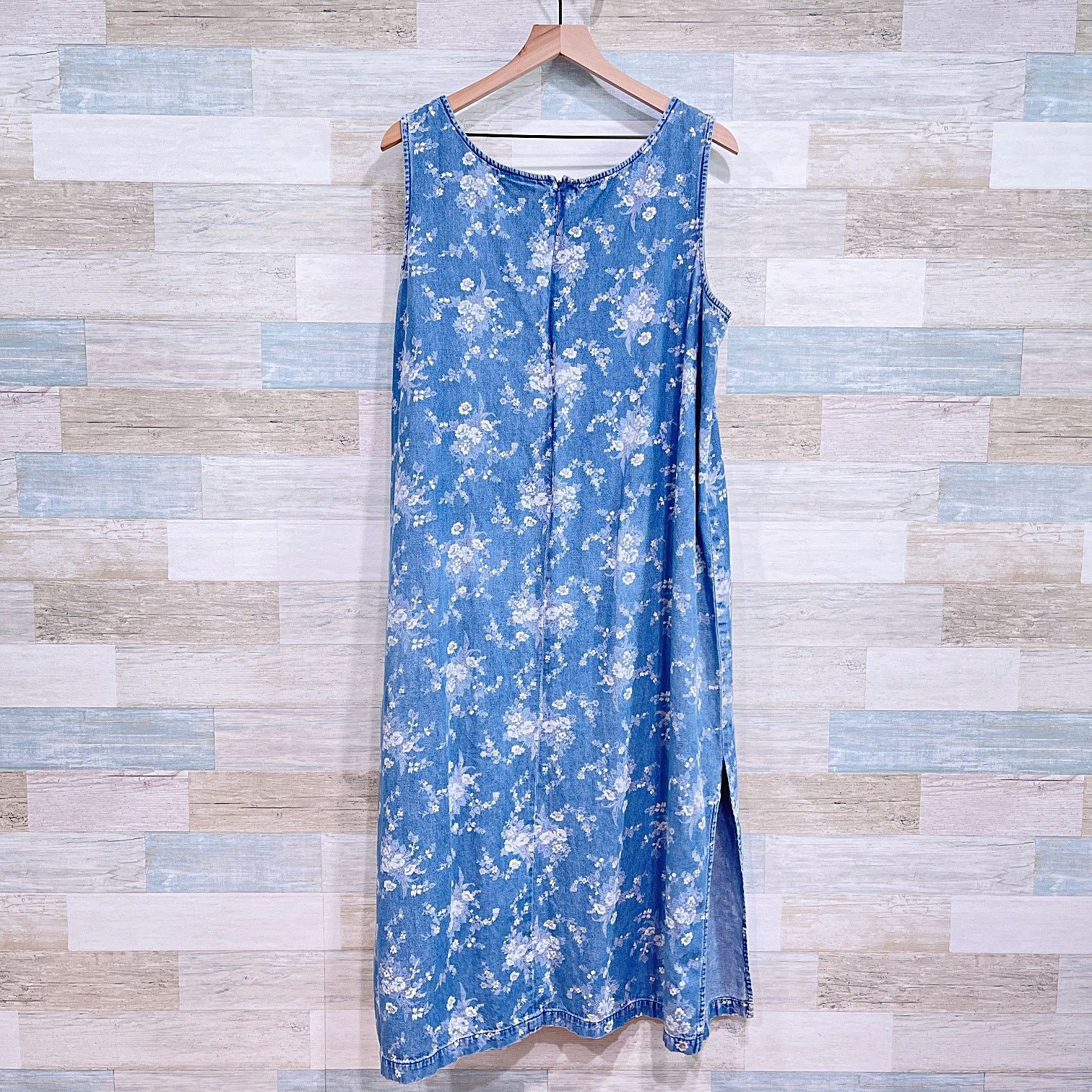 Other COLDWATER CREEK Vintage 90s Teacher Denim Dress Womens 20W Size XXL / US 16-18 / IT 52-54 - 4 Thumbnail