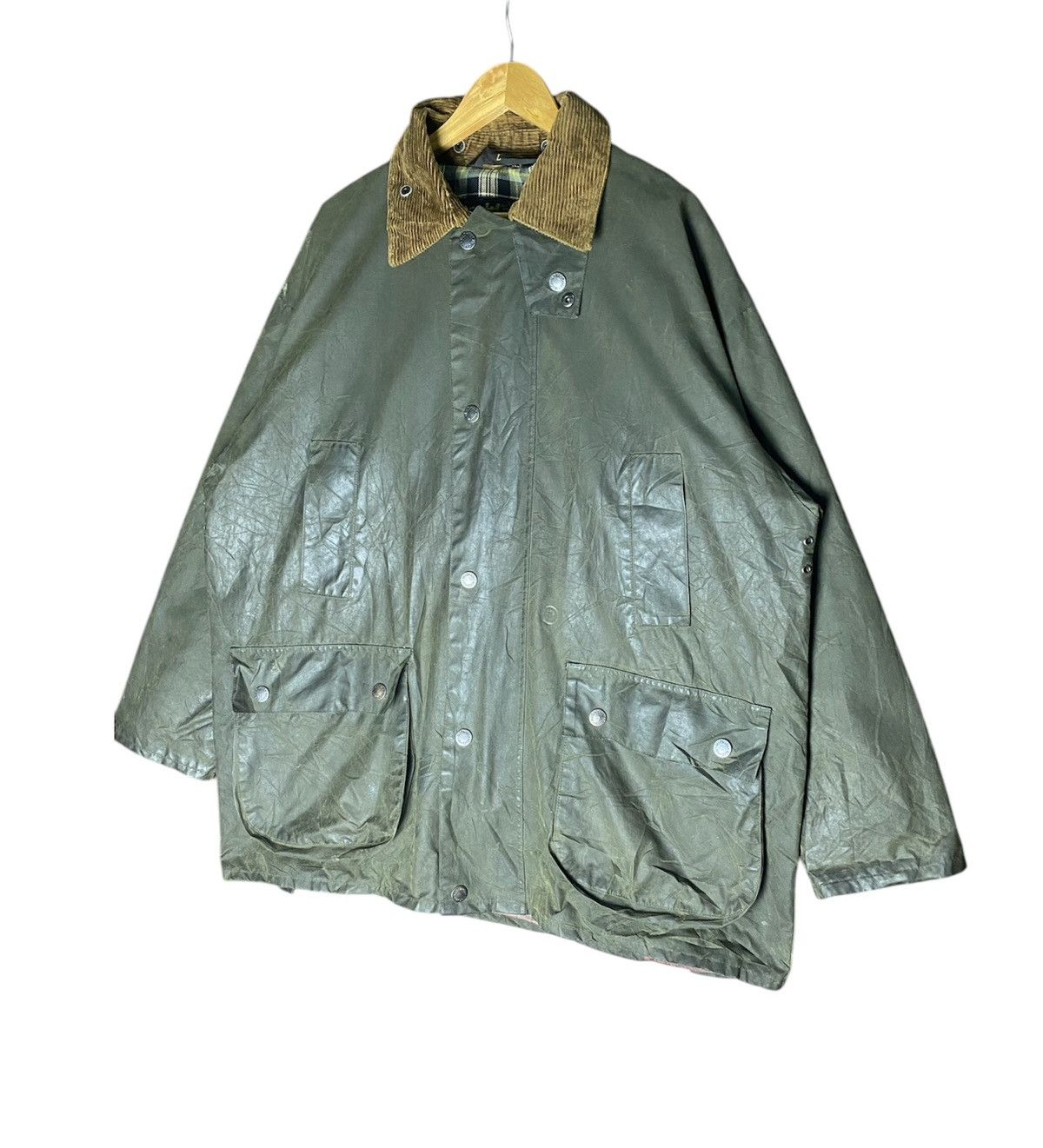 Orvis Vintage Mc Orvis Waxed Tartan Oversize Jacket Size US L / EU 52-54 / 3 - 2 Thumbnail