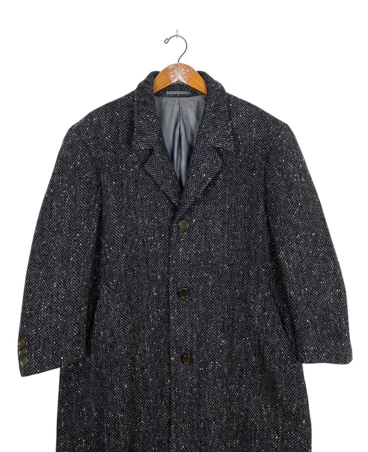 Christian Dior Monsieur Rare‼️ Vintage Christian Dior Monsieur Herringbone Wool Coat Size US S / EU 44-46 / 1 - 3 Thumbnail