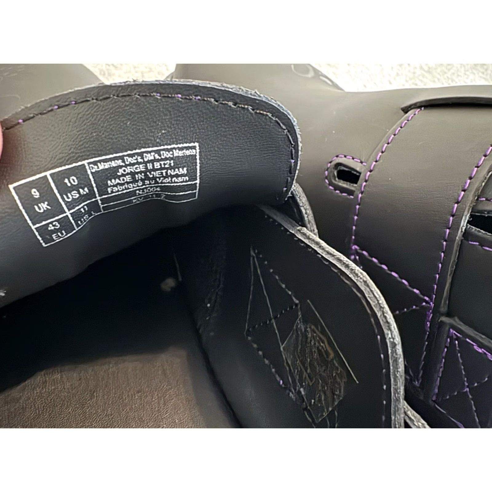 Dr. Martens Dr Doc Martens Jorge II BT21 BTS Black Boots Mens Size 10 Womens Size 11 Boots Size US 10 / EU 43 - 7 Thumbnail