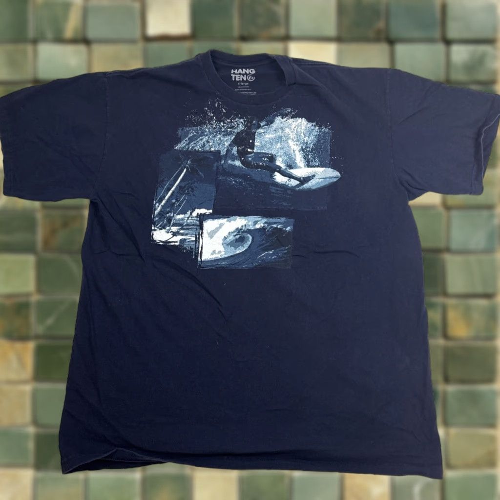 Hang Ten Hang Ten T Shirt Men’s XL Black Surf Graphic Short Sleeve T-Shirt Men XL Black Hang Ten Surf Graphic T Shirt Short Sleeve Size US XL / EU 56 / 4 - 1 Thumbnail