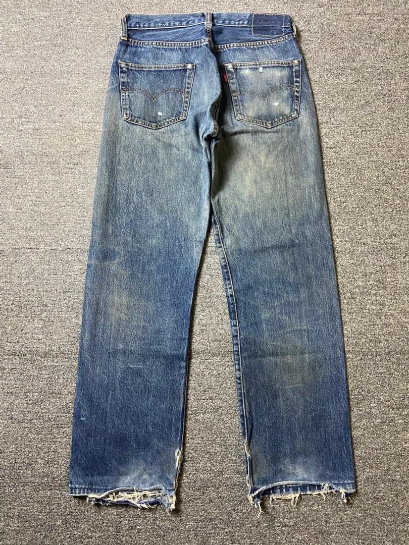 Levi's Levis Strauss Co. Distressed Denim Ripped Jeans (135) Size US 30 / EU 46 - 2 Thumbnail