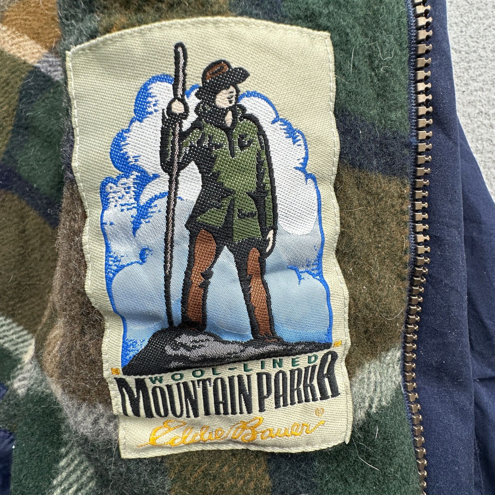 Eddie Bauer Vintage Eddie Bauer Wool Lined Mountain Parka Jacket Men XL Size US XL / EU 56 / 4 - 7 Thumbnail