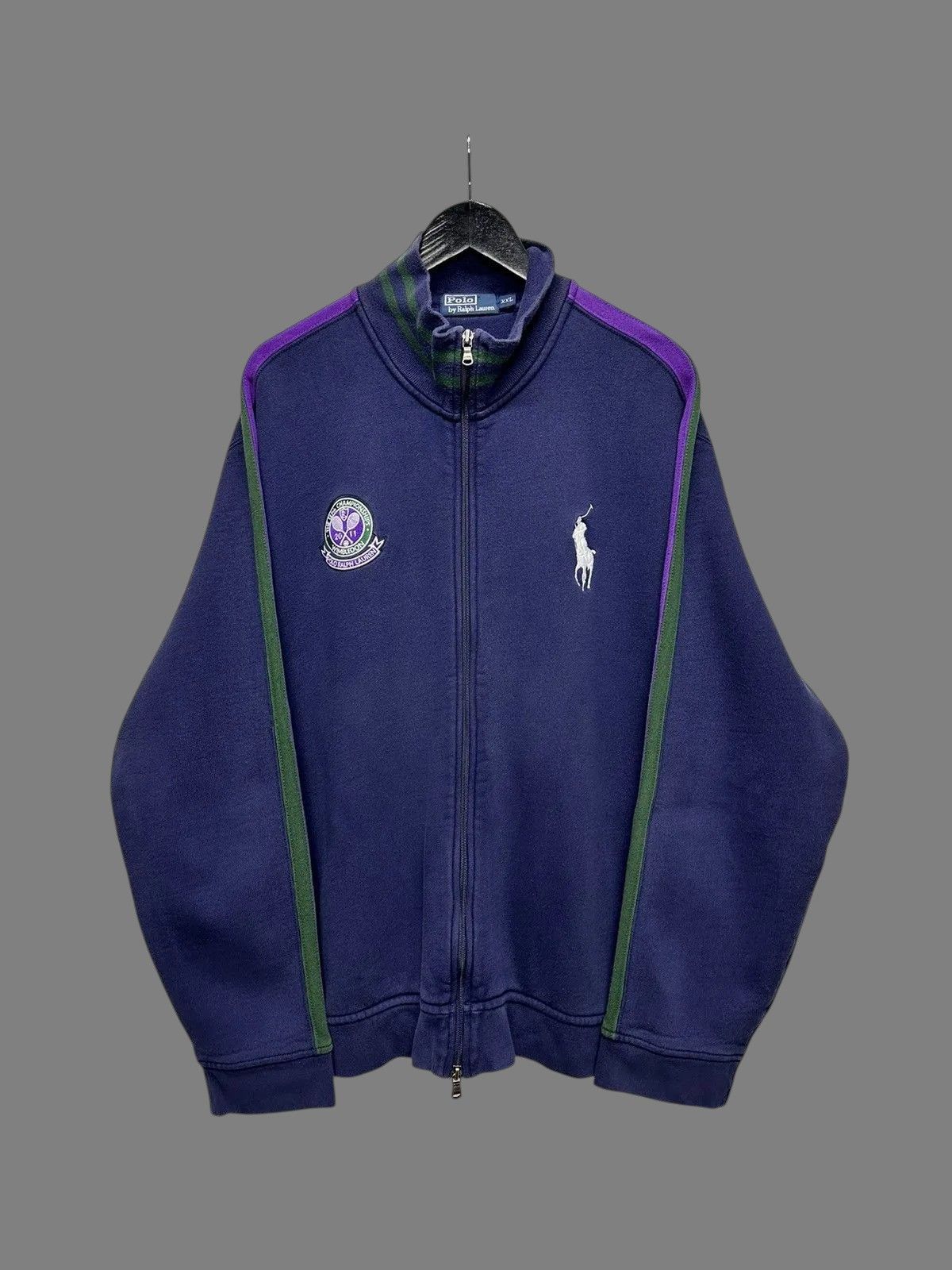 RRL Ralph Lauren Ralph Lauren Vintage Polo Wimbledon 2011 Zipper Front Size US XXL / EU 58 / 5 - 1 Thumbnail