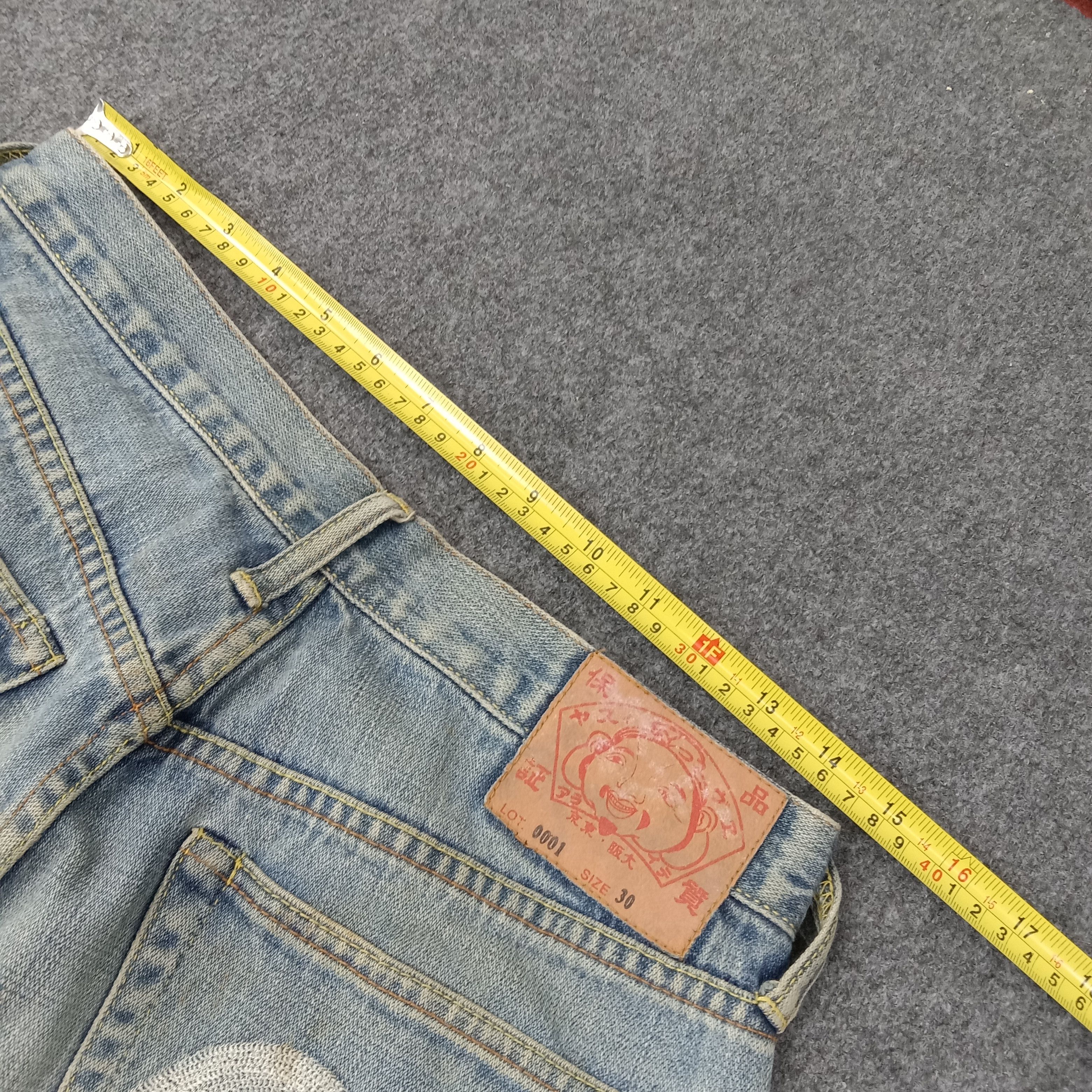 Evisu Evisu Japanese Brand Daicock Custom Art Denim Jeans C228N27 Size US 30 / EU 46 - 11 Thumbnail