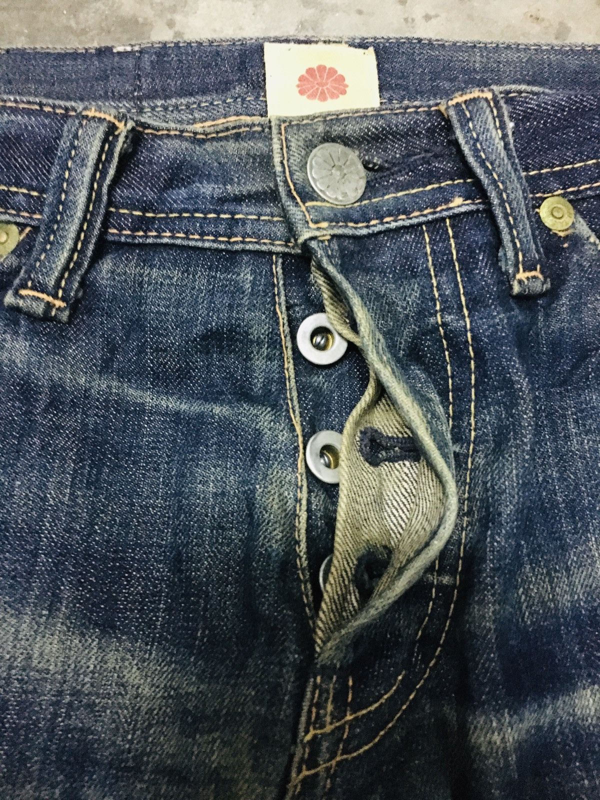 If Six Was Nine Somet Distressed Flare Jeans (15) Size 28" / US 6 / IT 42 - 8 Thumbnail