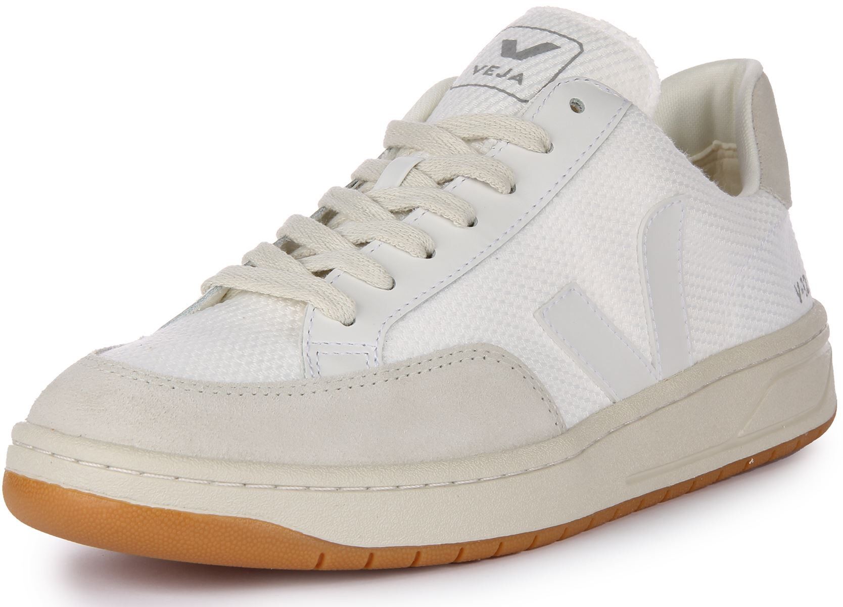 Veja o1s22i1n0924 Leather V-12 Sneakers in White Size US 7 / IT 37 - 5 Thumbnail
