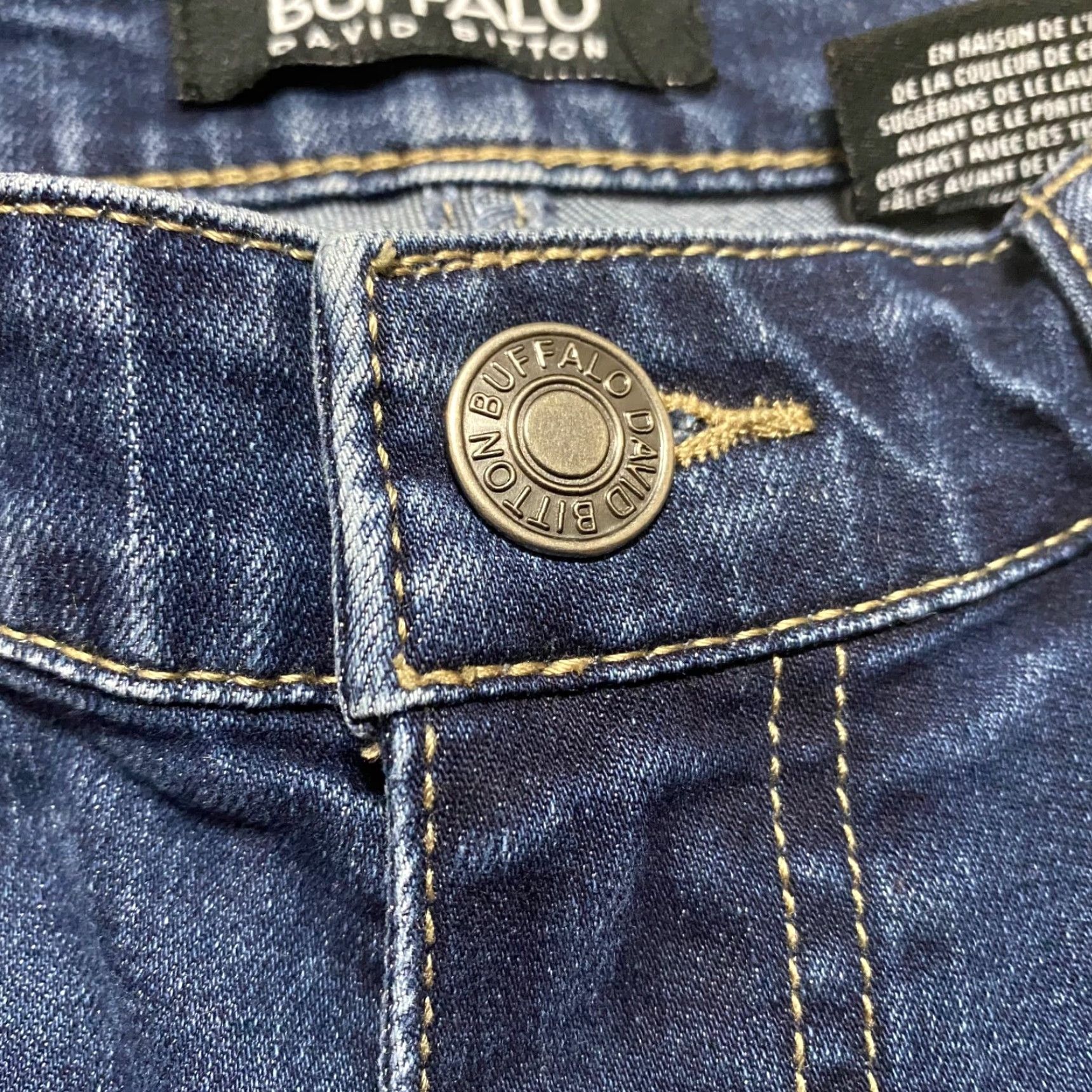 Buffalo David Bitton Buffalo Jeans Womens 4 Blue Denim Francesca Mid Rise Skinny Stretch Shirt Womens Jeans 4 Blue Denim 5-Pocket Skinny 30in Inseam Mens? Size 27" / US 4 / IT 40 - 6 Thumbnail