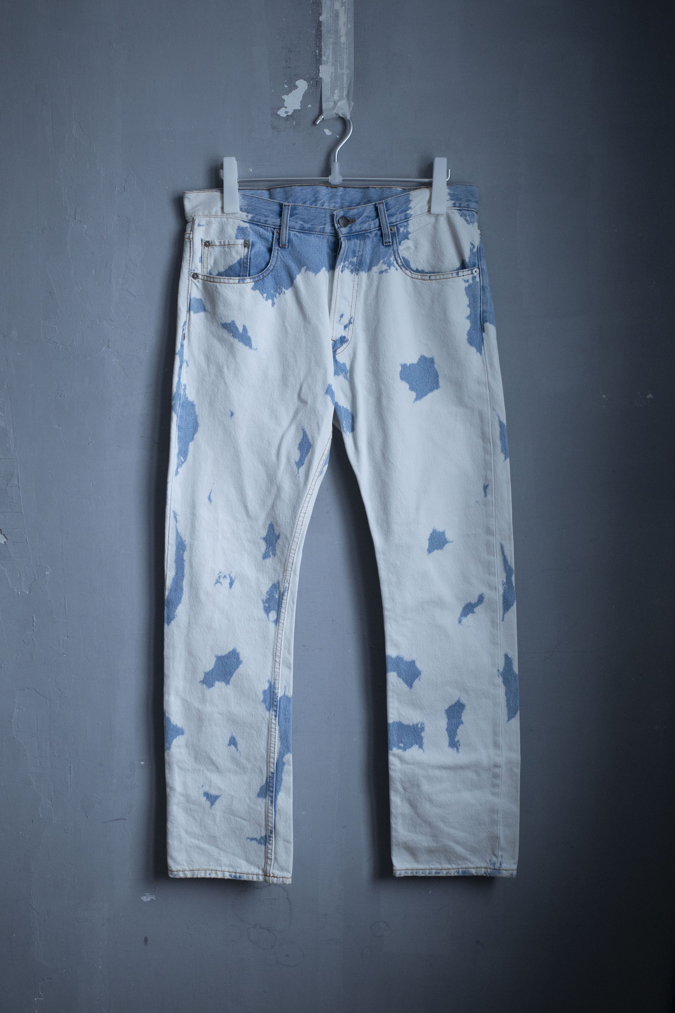 Dries Van Noten Bleach Splattered Jeans