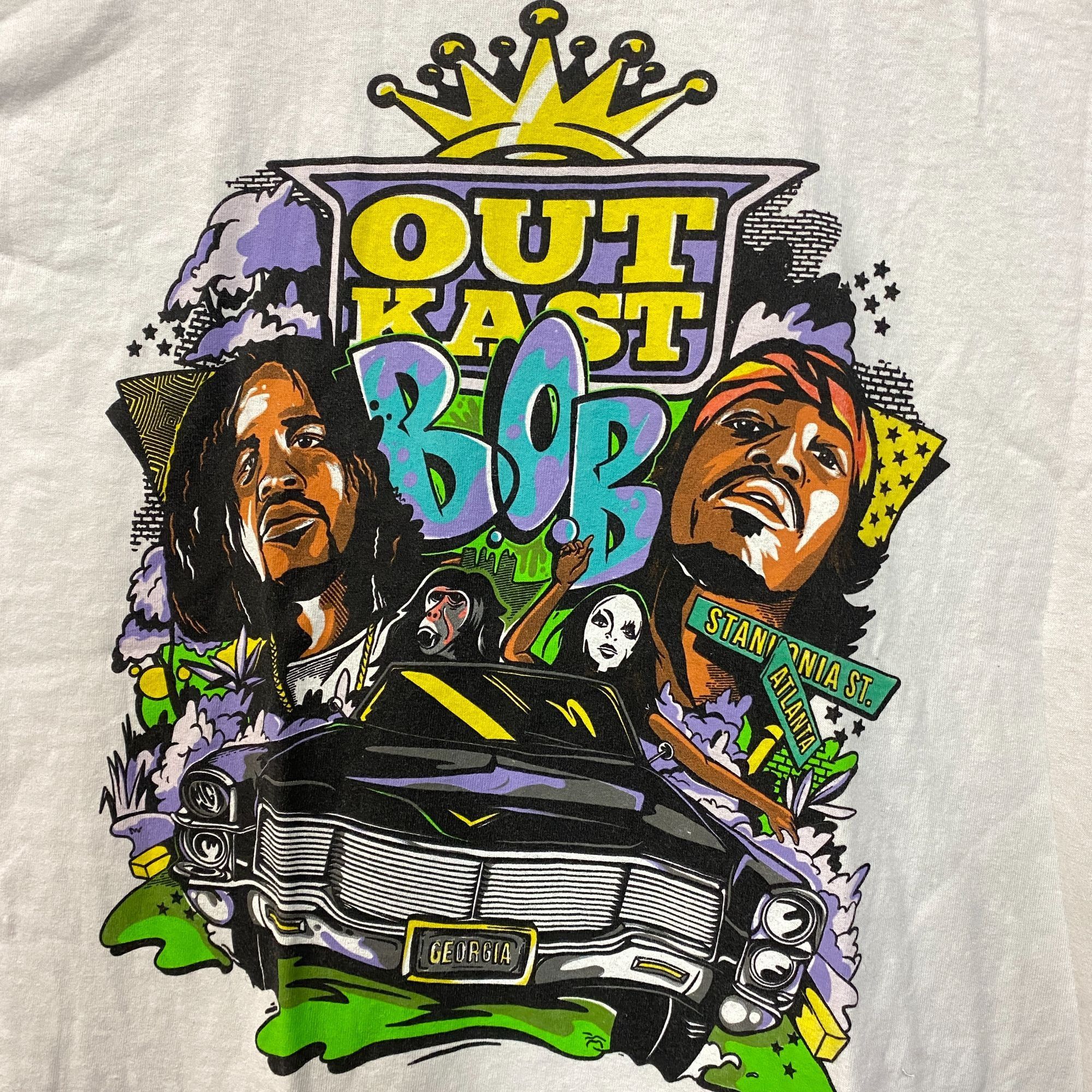 Outkast Outkast B.O.B. Big Boi & André 3000 Graphic T-Shirt Medium Size US M / EU 48-50 / 2 - 2 Thumbnail